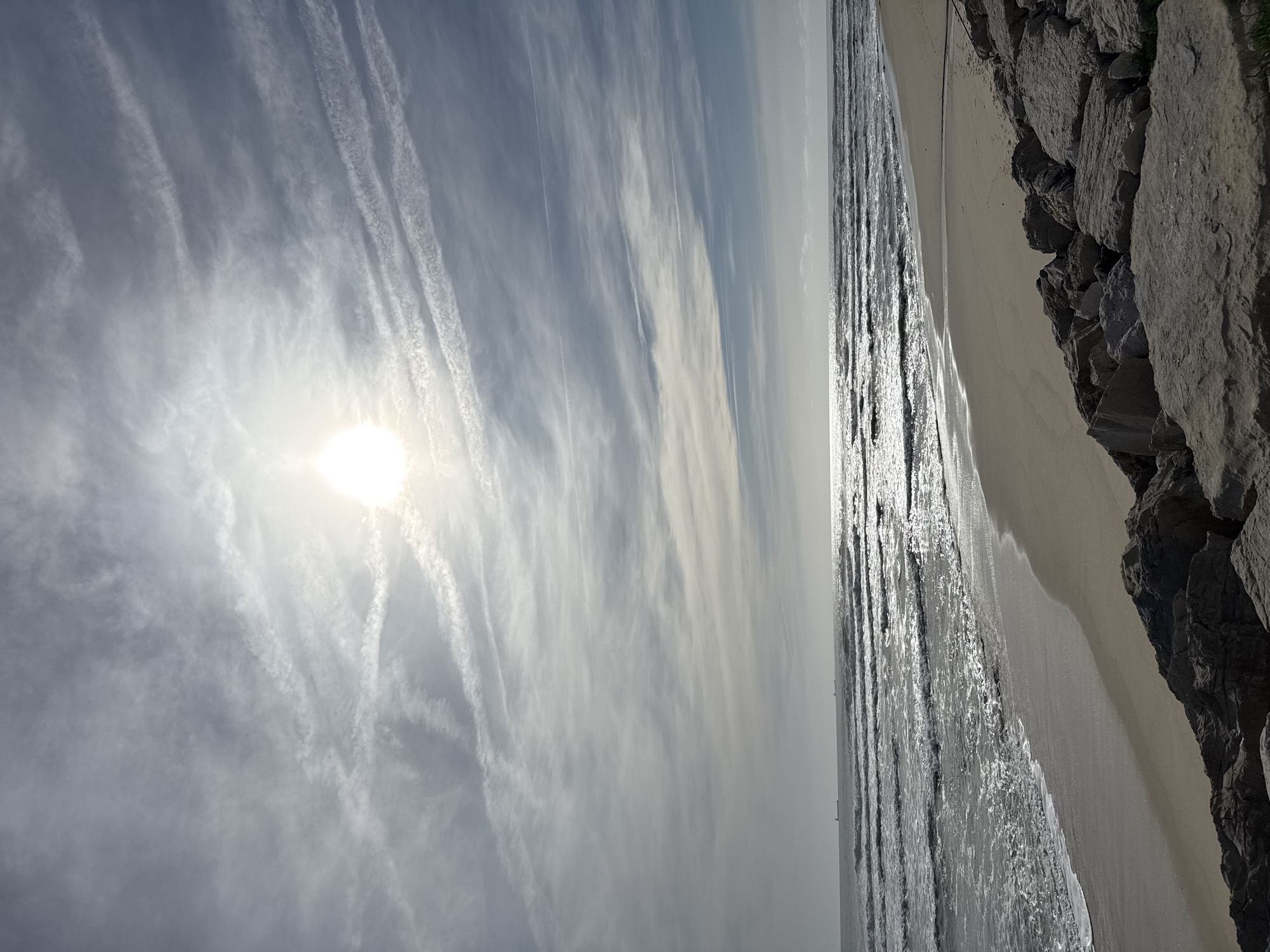 Coastal photography session documents sunny Figueira da Foz beaches