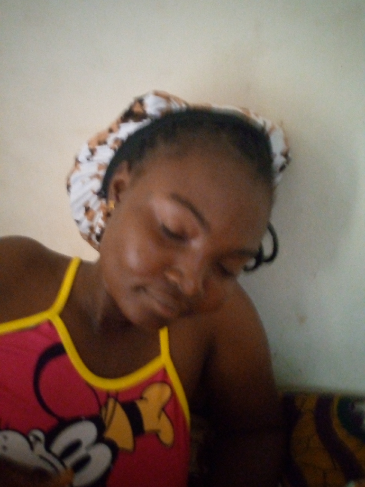 Quiet morning at a Nigerian home, indoors and out