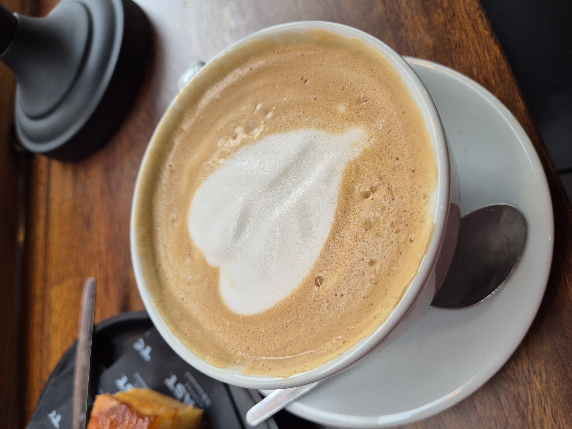 Coffee break documented at West Suffolk café