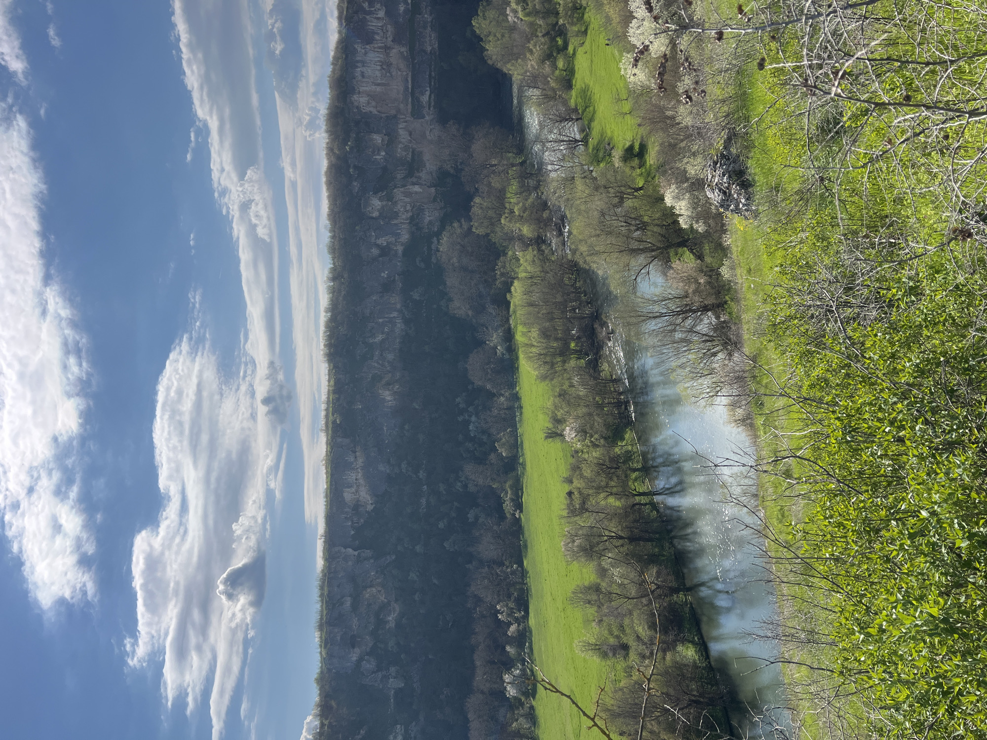 River valley landscape documented in Aglen, Bulgaria