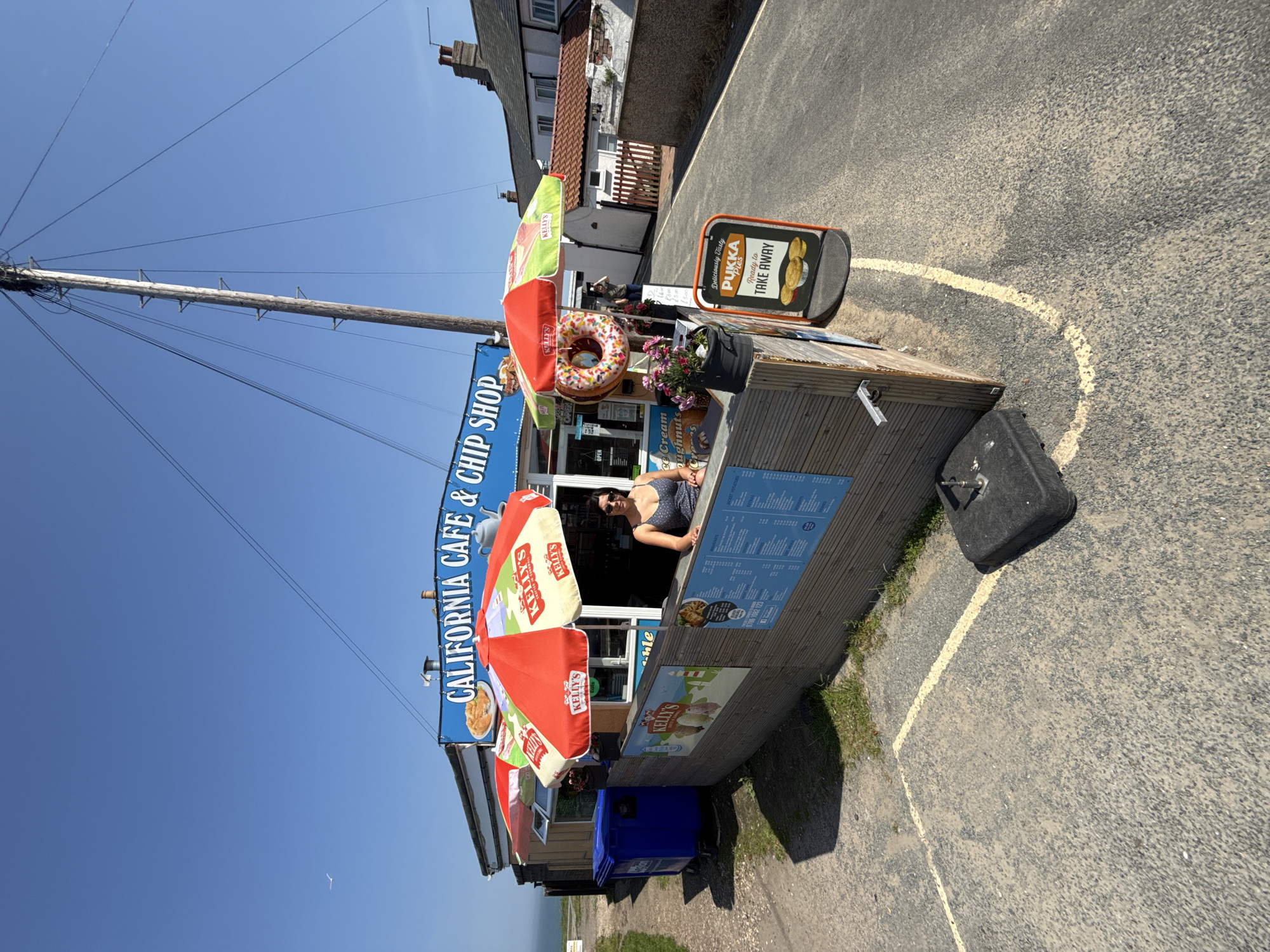 Fish and chips and coastal views in Great Yarmouth