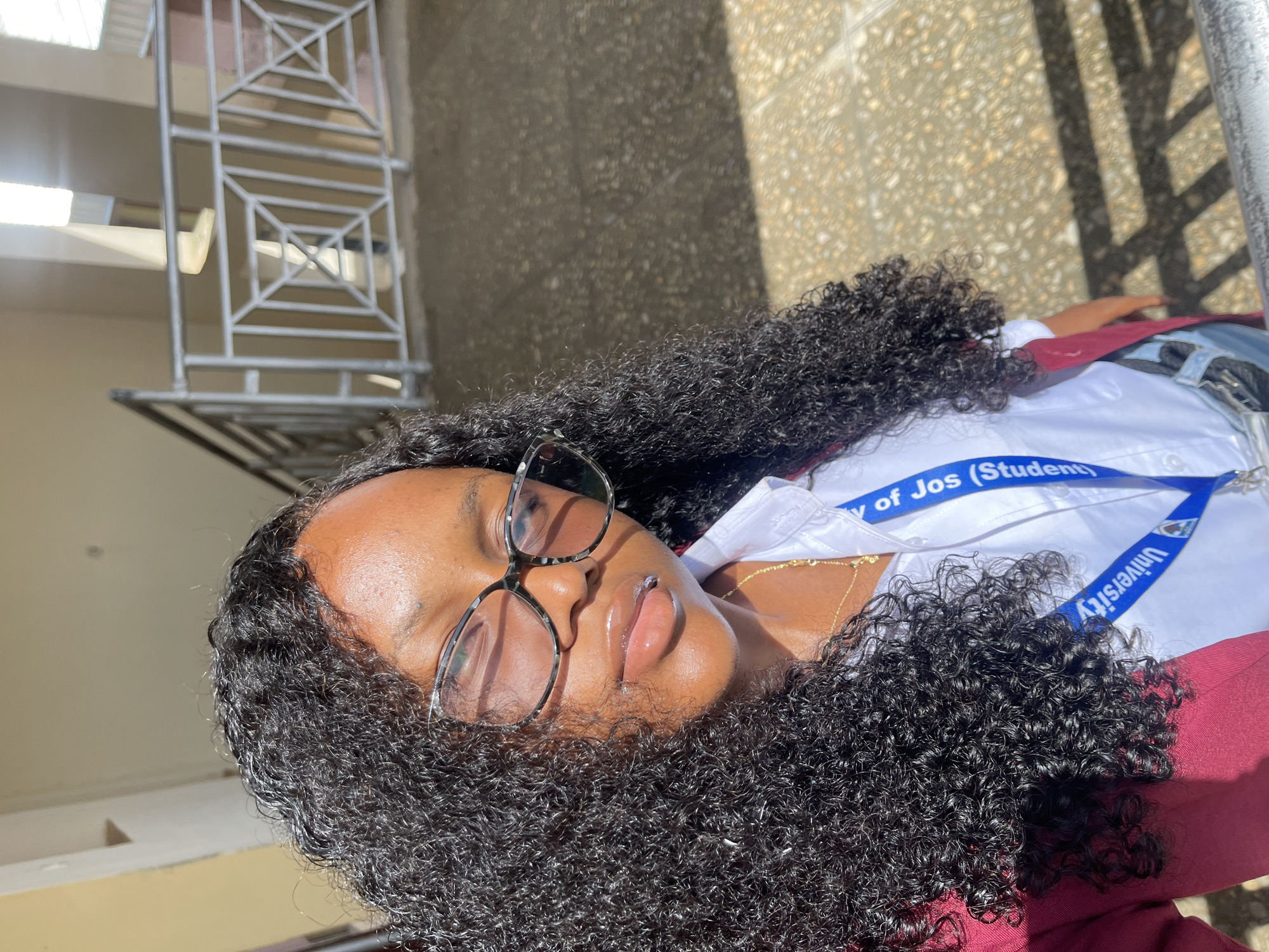 Selfies and a sleeping baby at a Nigerian university