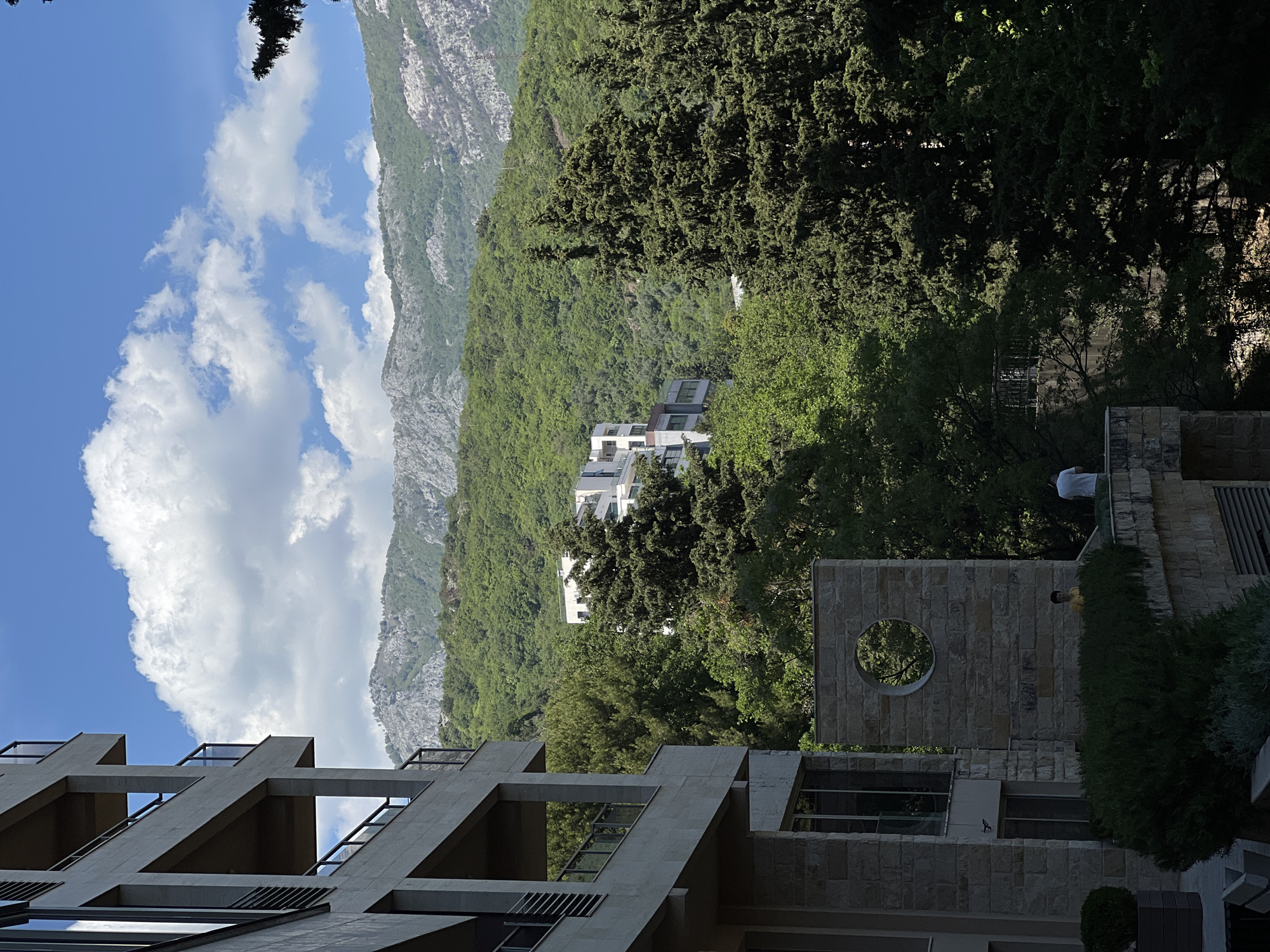 Mountainous landscape photographed in Boreti, Montenegro under clear skies