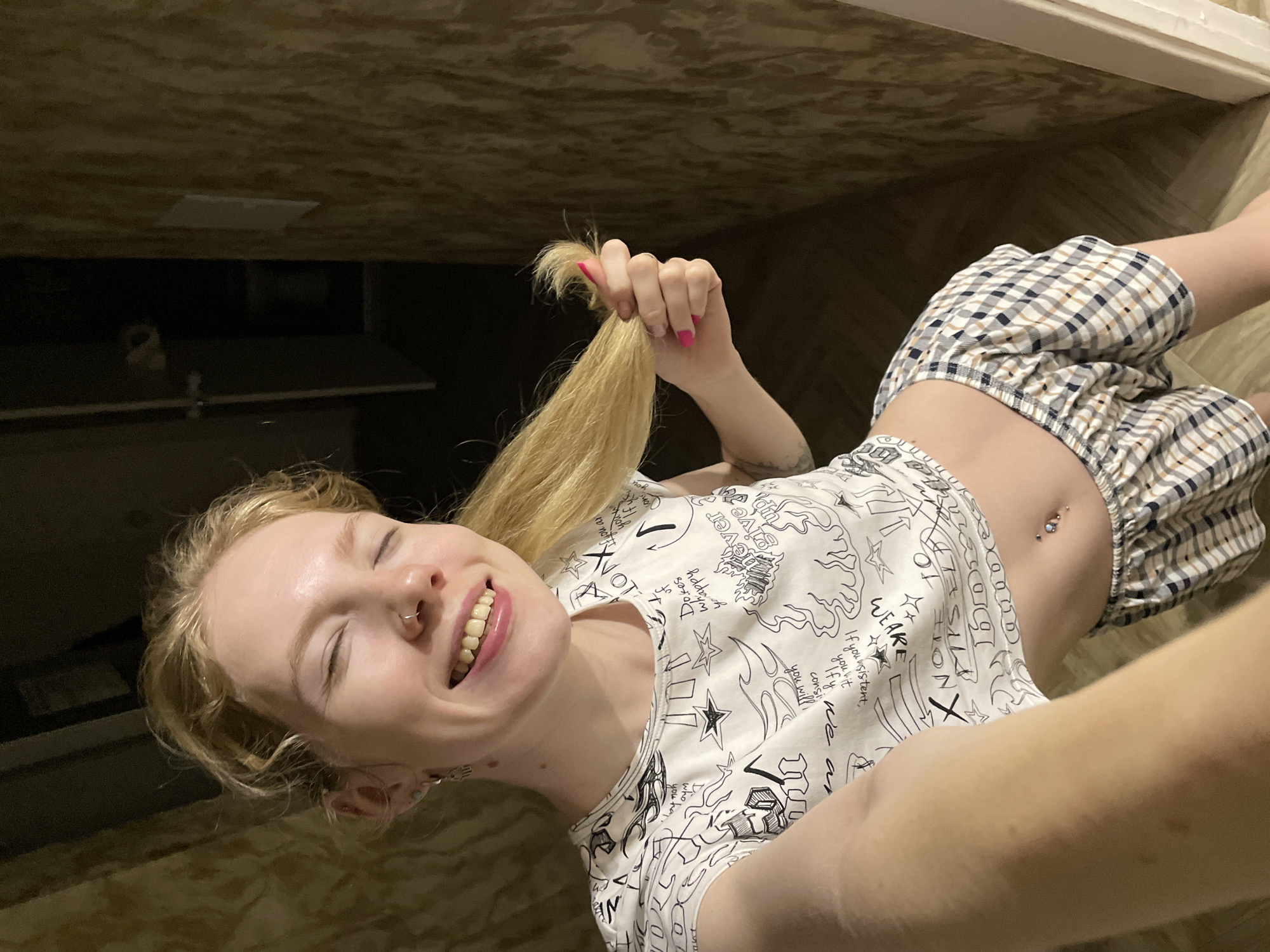 Playful selfie and cat portrait captured in Izhevsk