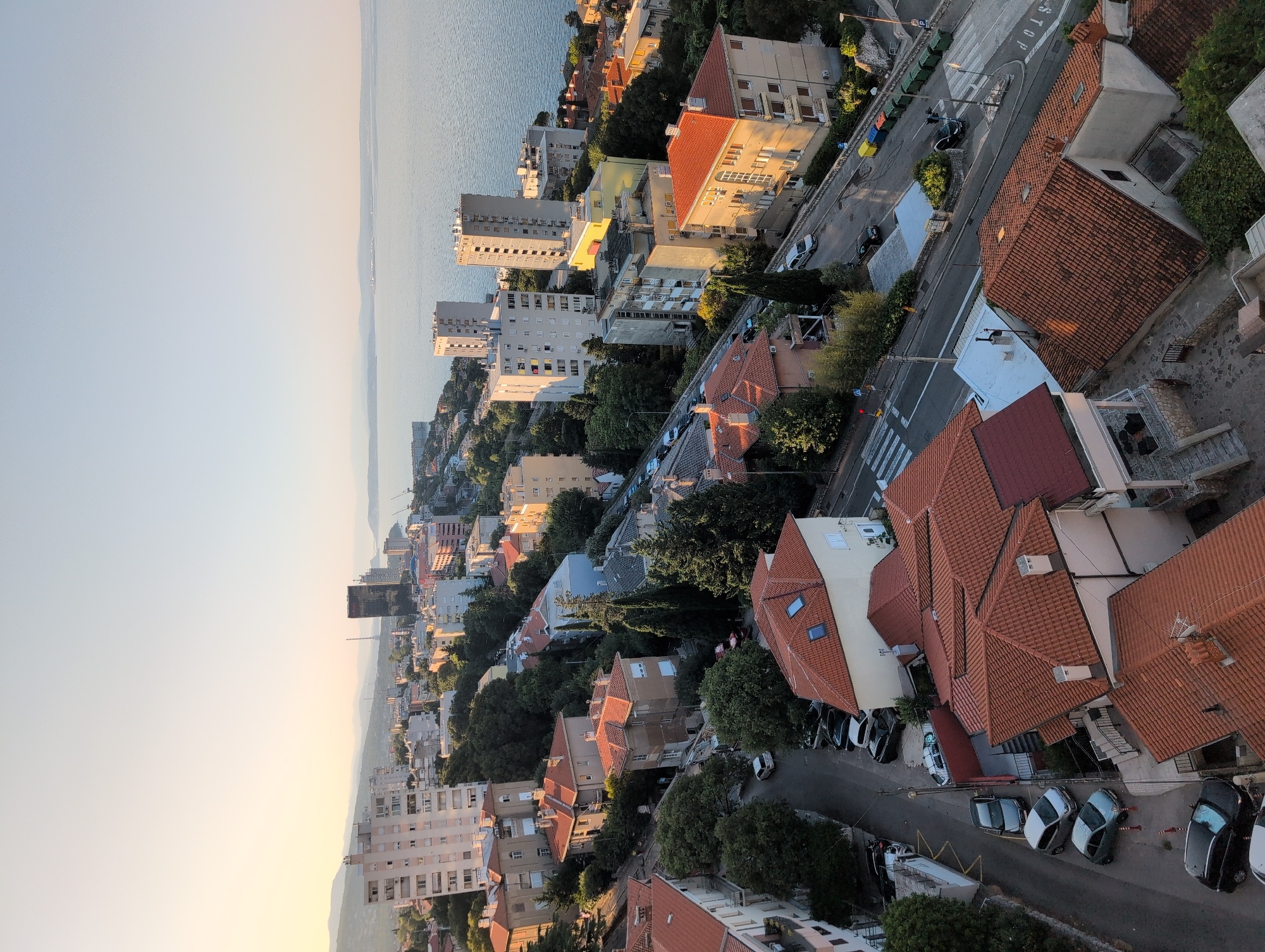 Morning coffee and breakfast with a Rijeka sea view