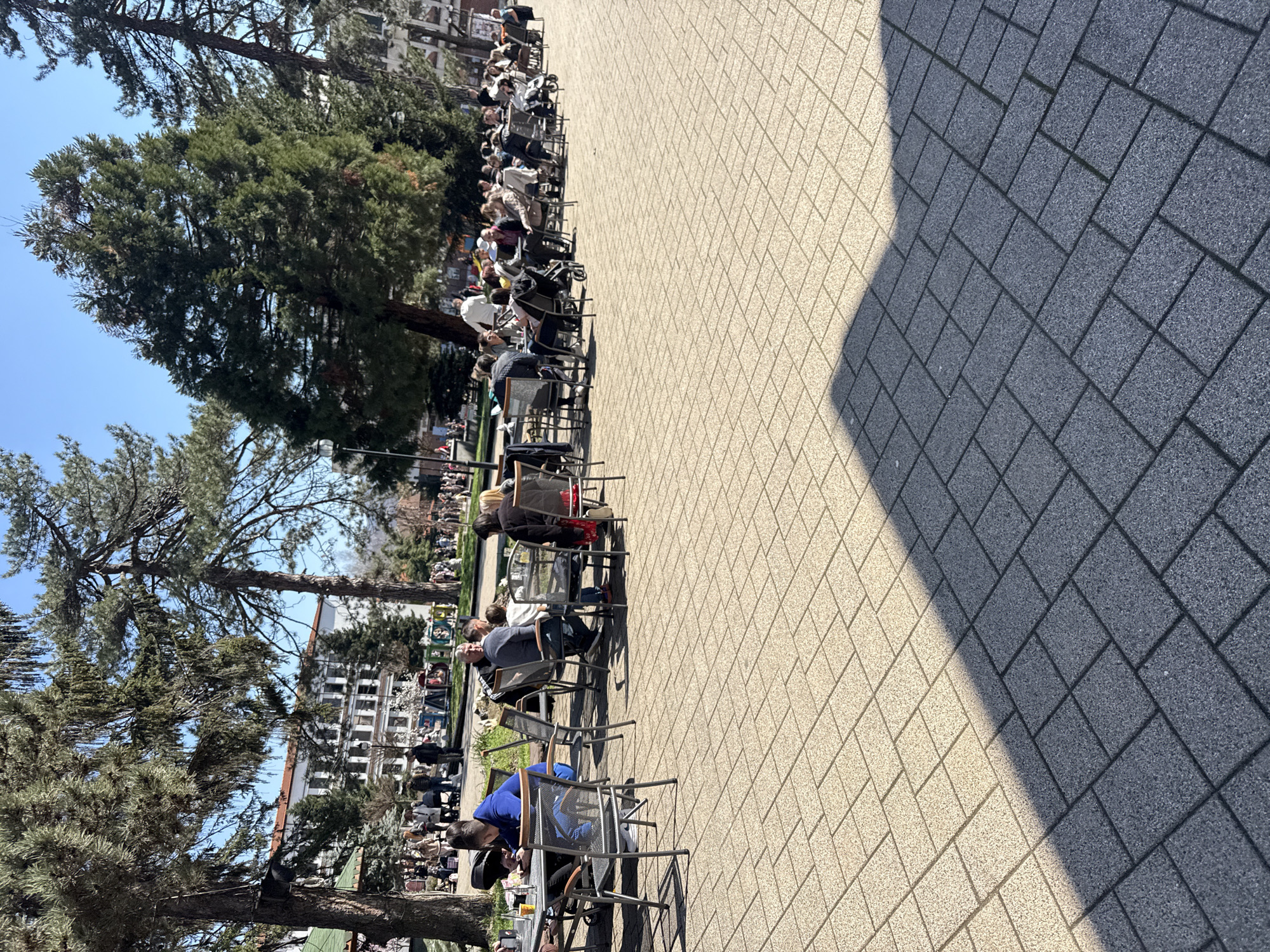 Community gatherings observed across Etropole town center Sunday morning