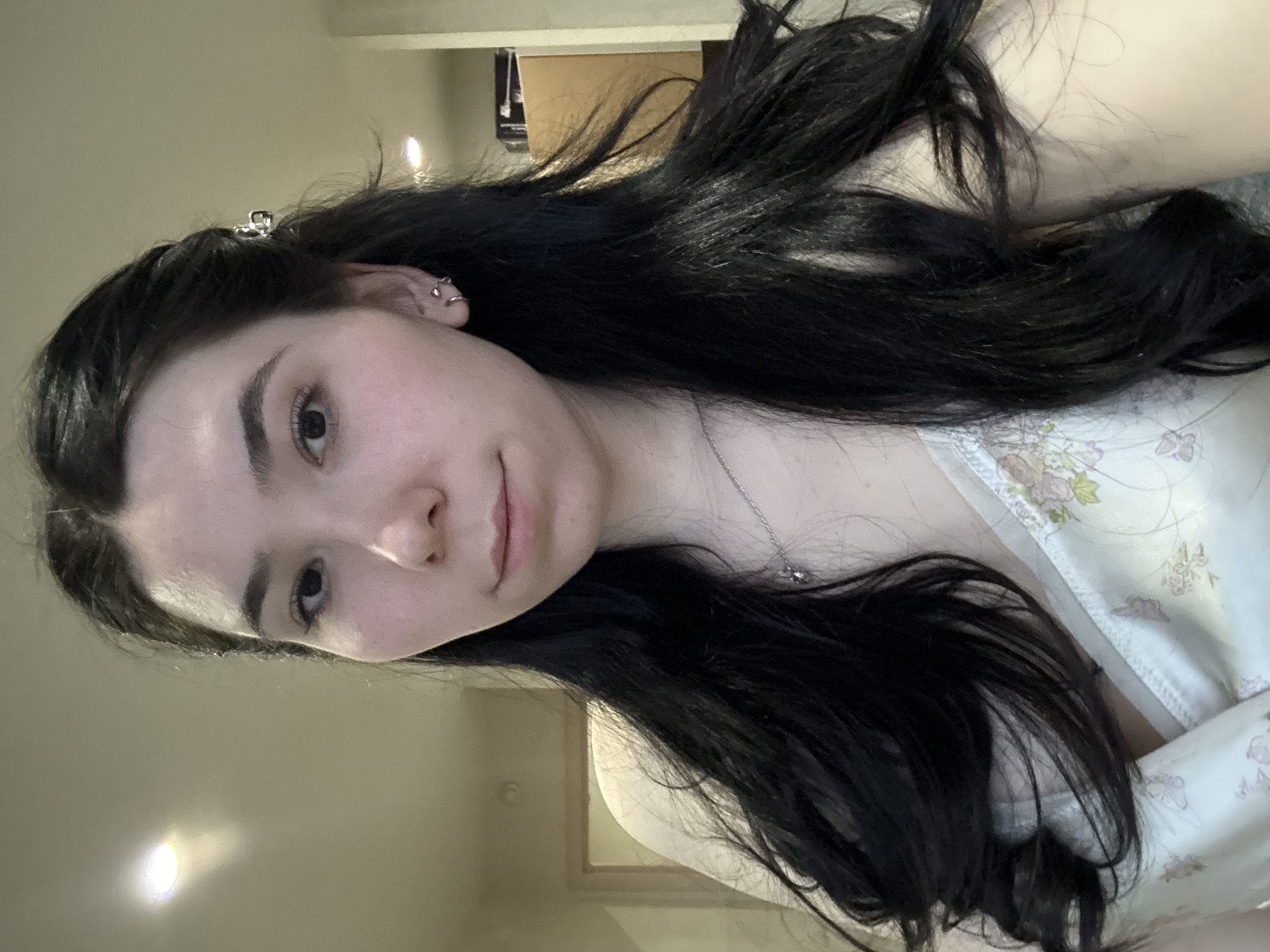 Young woman observed indoors in Izhevsk, Russia