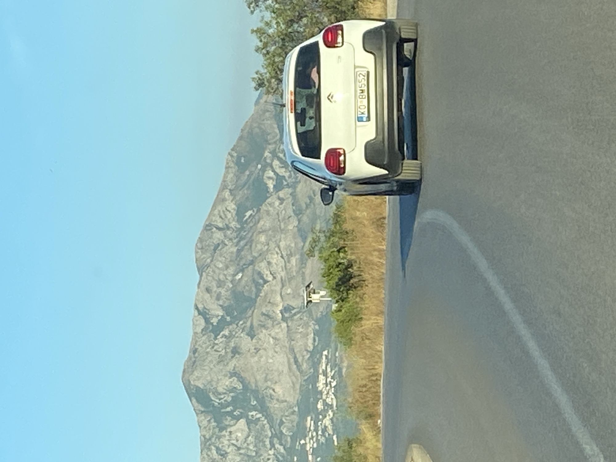 Coastal roads and Adriatic views around Dubraljevina, Montenegro