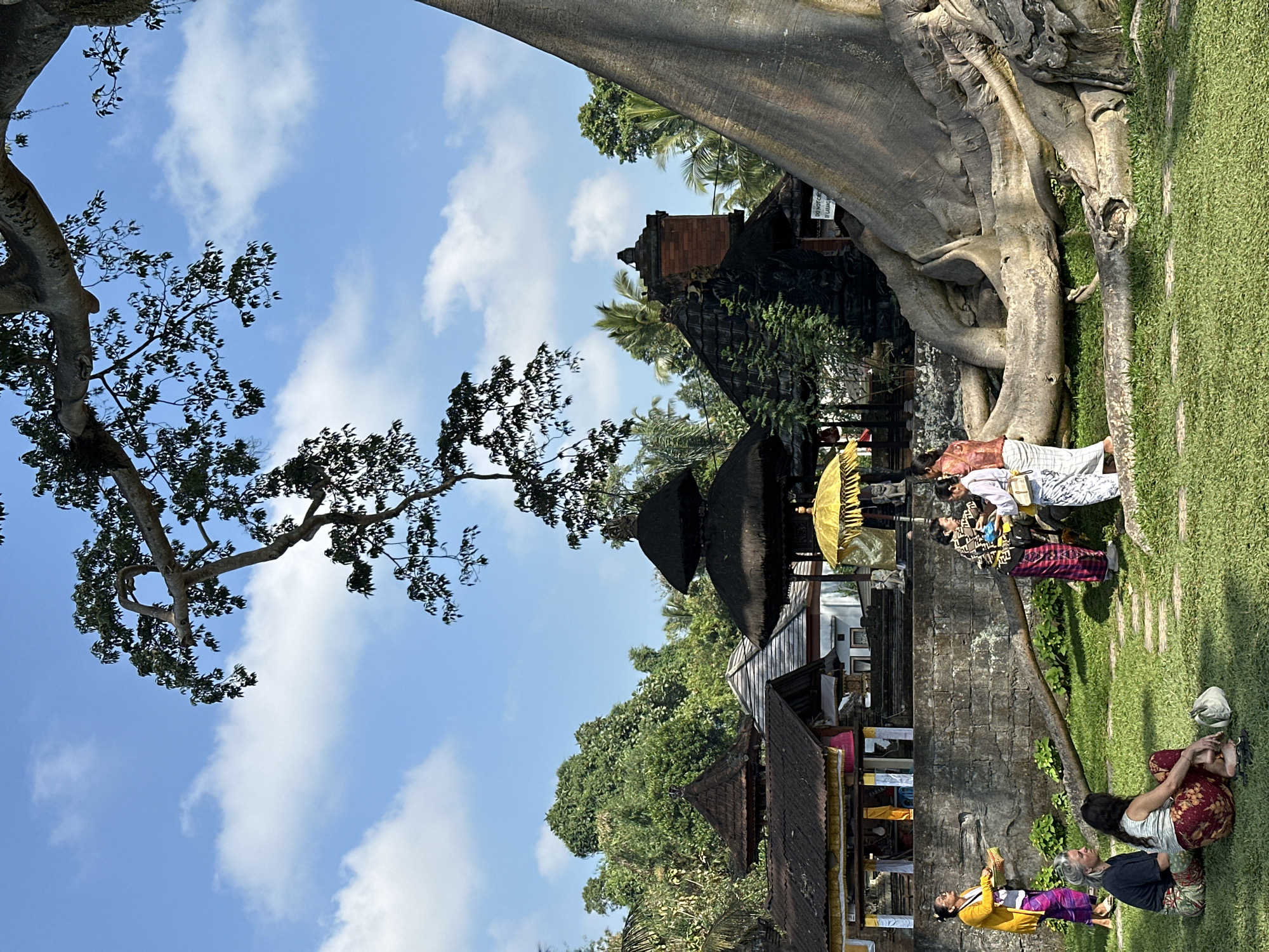 Exploring Pura Taman Ayun's grounds, waterways, and ancient banyan tree