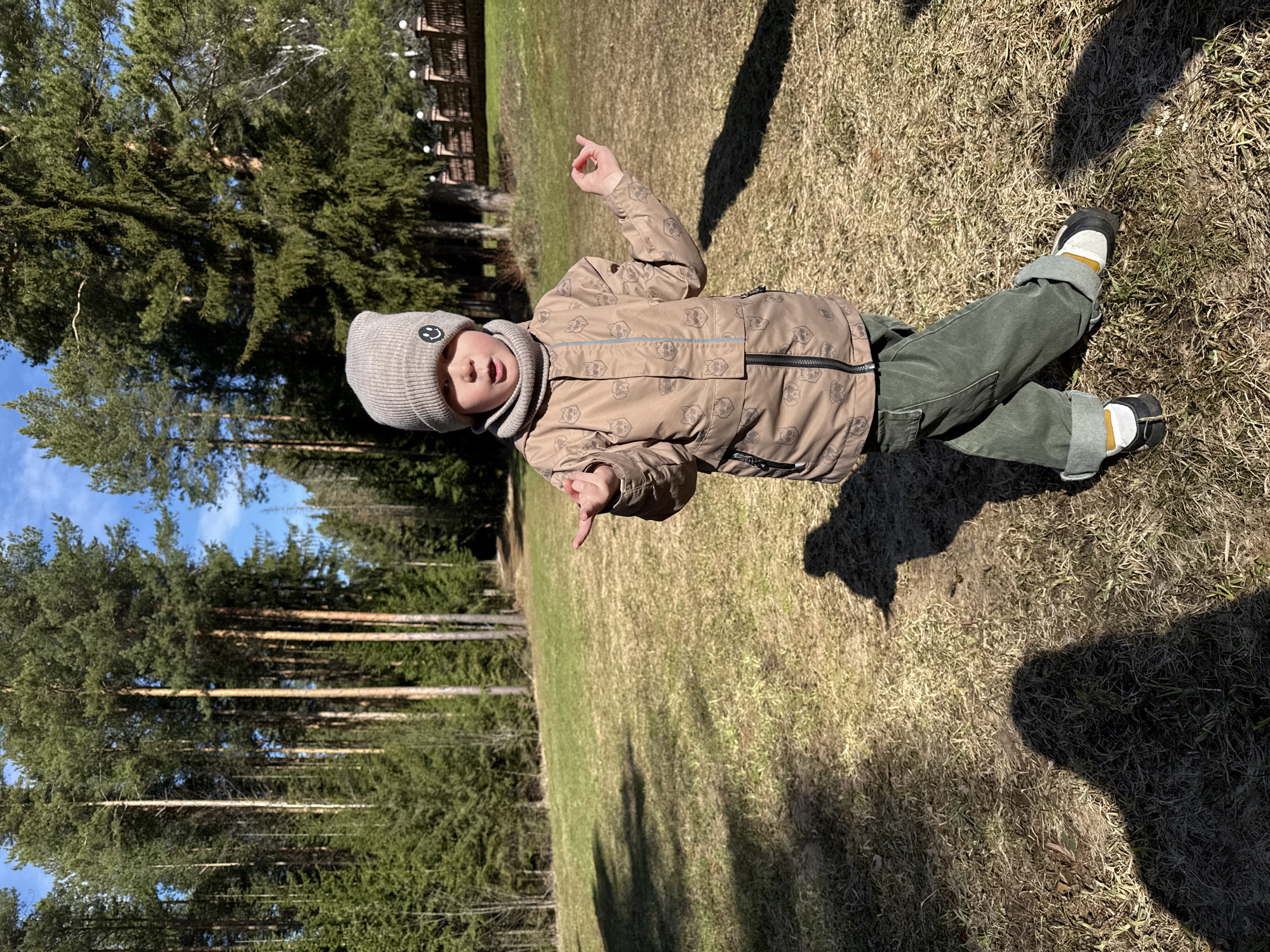 Family documents spring day activities in Адам, Russia