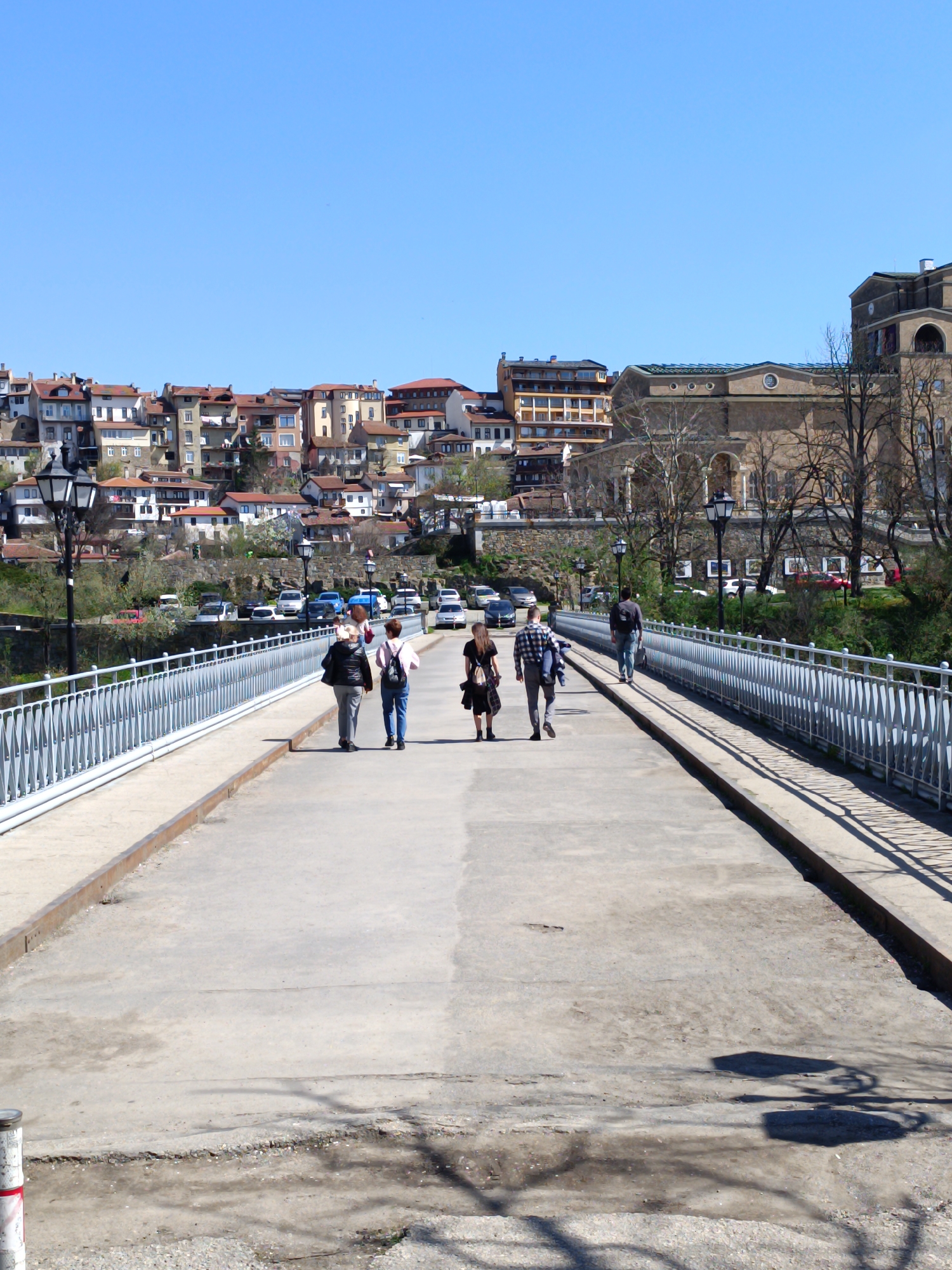 Morning scenes documented across historic Veliko Tarnovo, Bulgaria