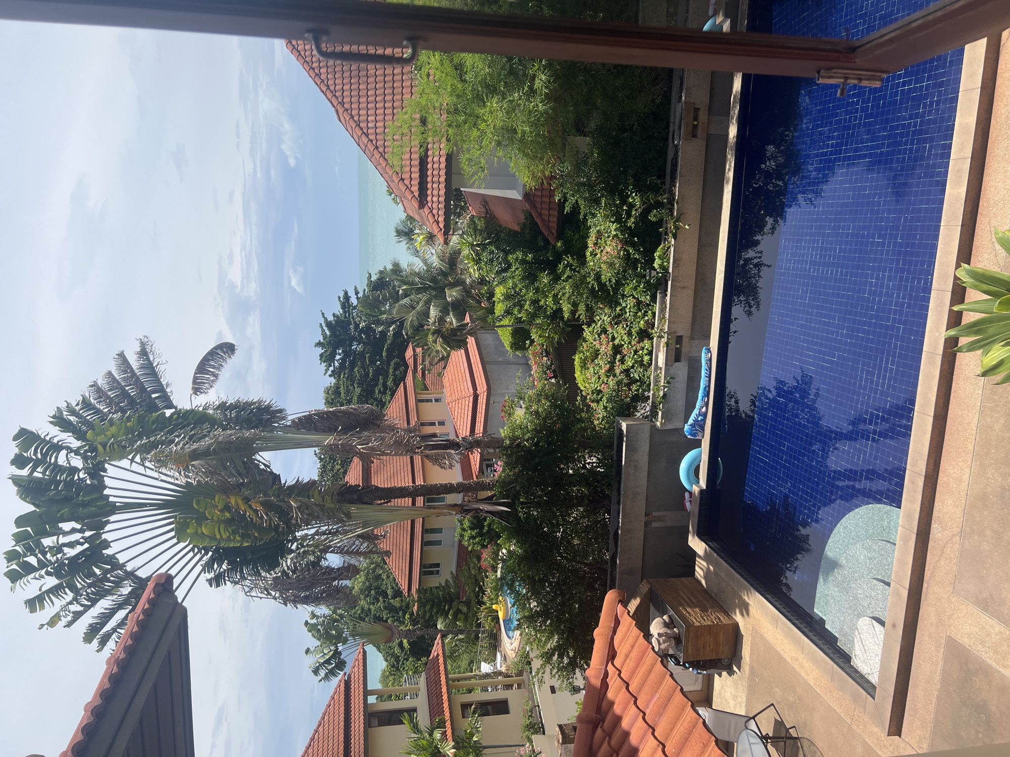 Inside and out at a Ko Samui villa, pool and all