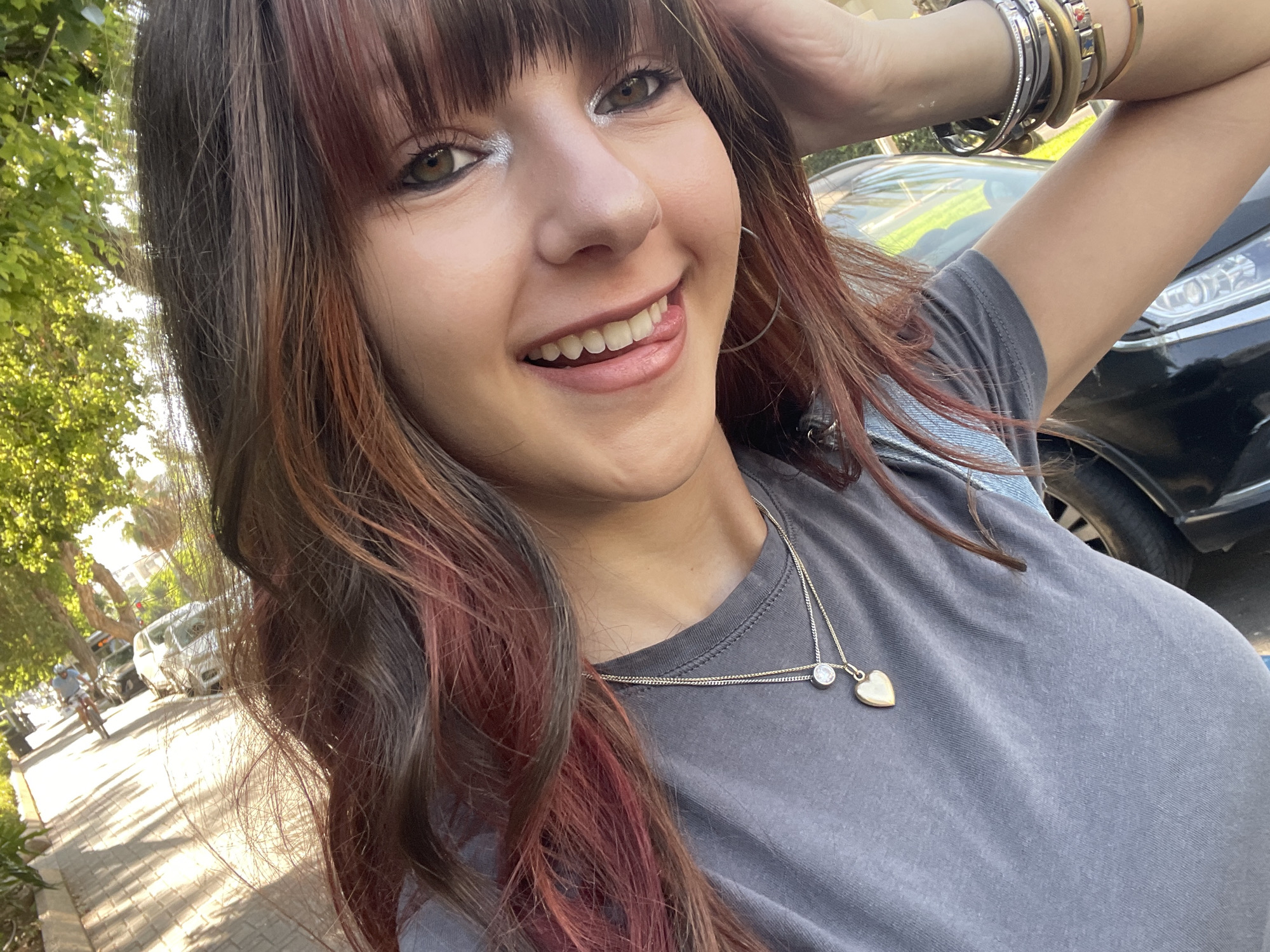 Quick selfie session on the streets of Raanana