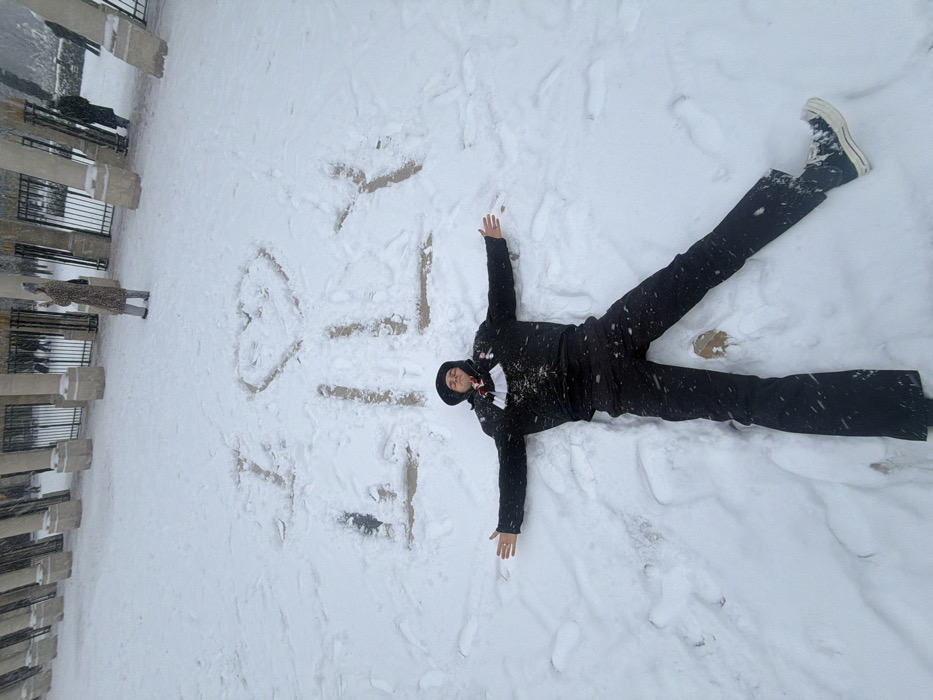 Heavy snowfall transforms central Paris landmarks and parks