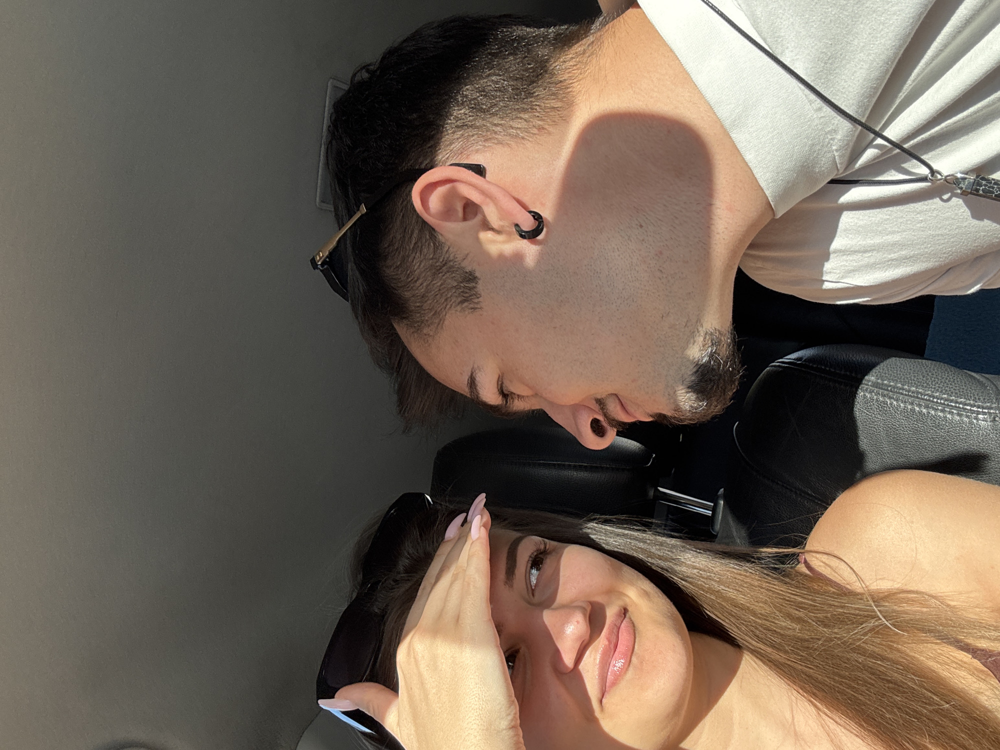 Couple enjoys afternoon outing in Sofia, Bulgaria