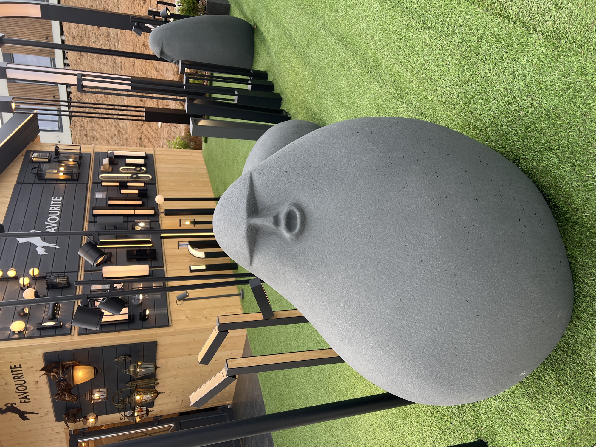 Outdoor art and design exhibition in Yakunino, Russia