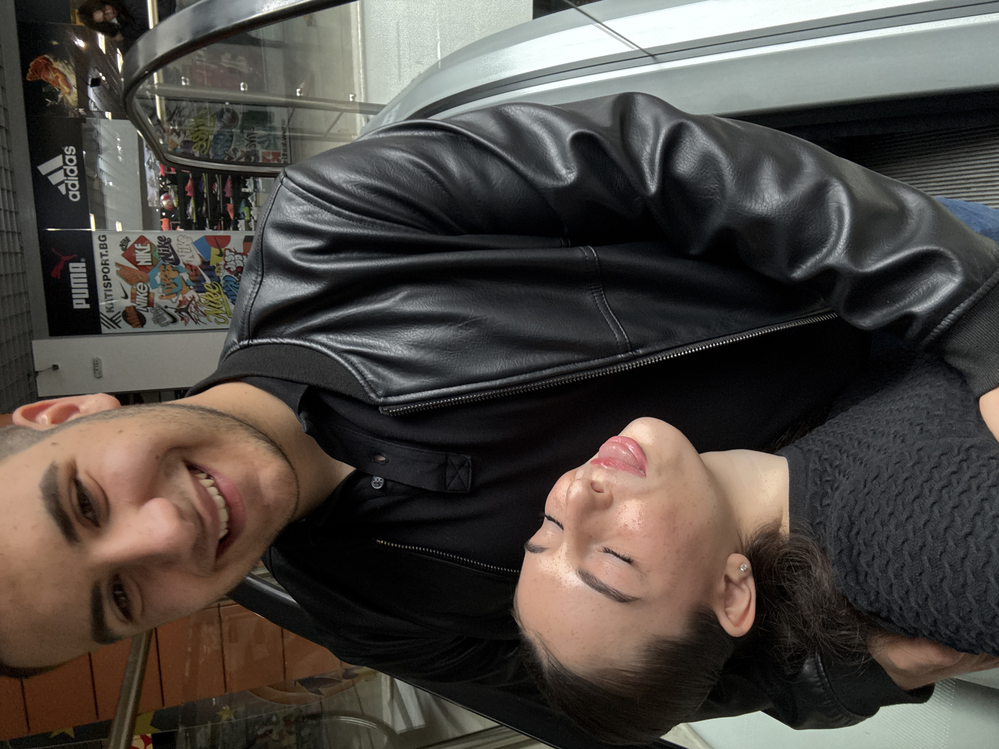 Couple shares escalator moment, sushi meal in Plovdiv