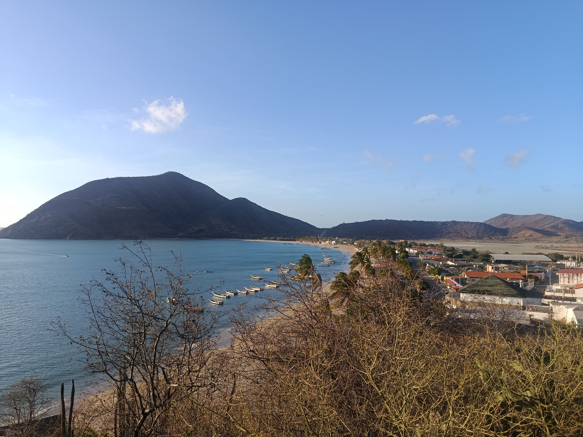 Sunset Views Captured Across Juan Griego Bay Venezuela