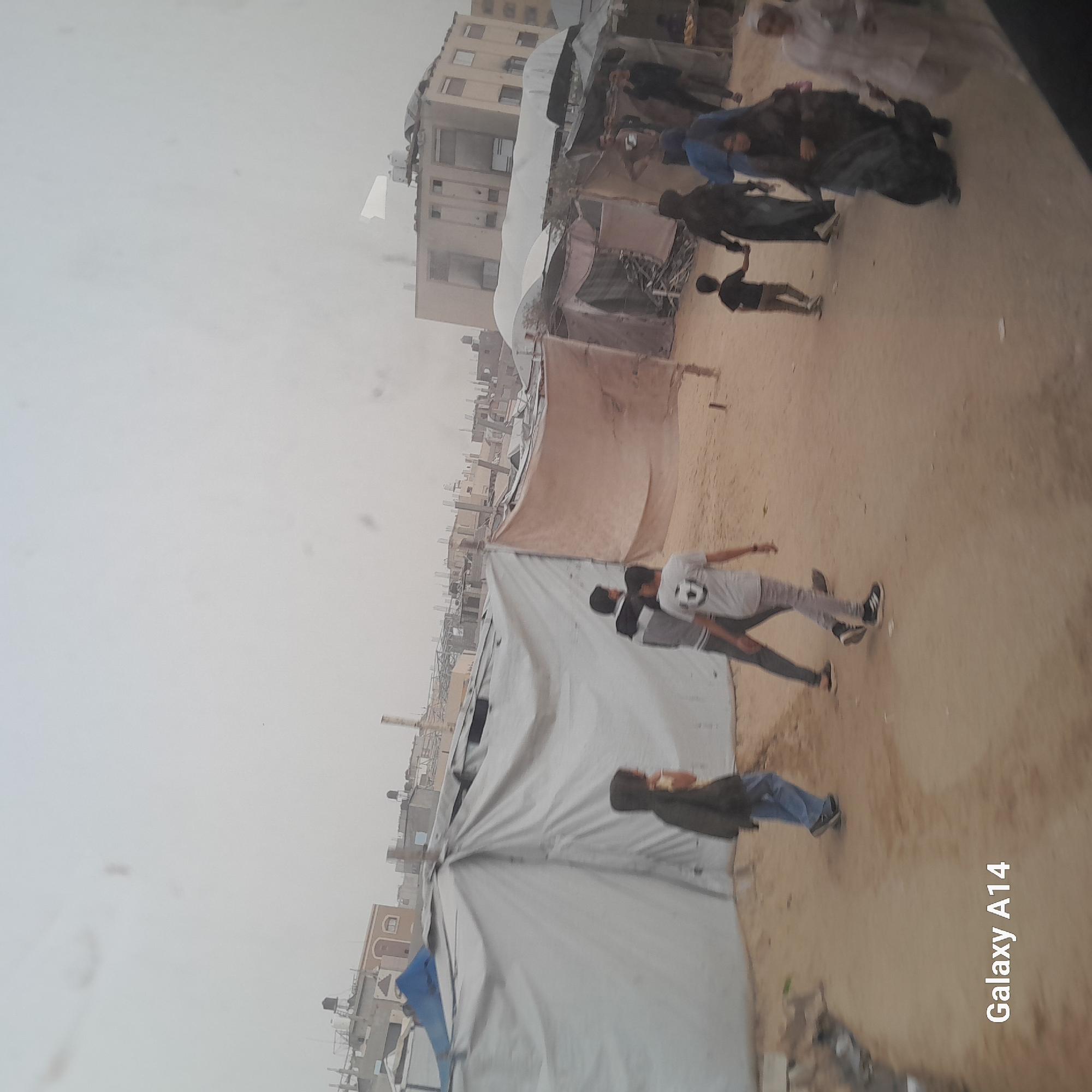 Informal settlement activity documented in Khan Yunis