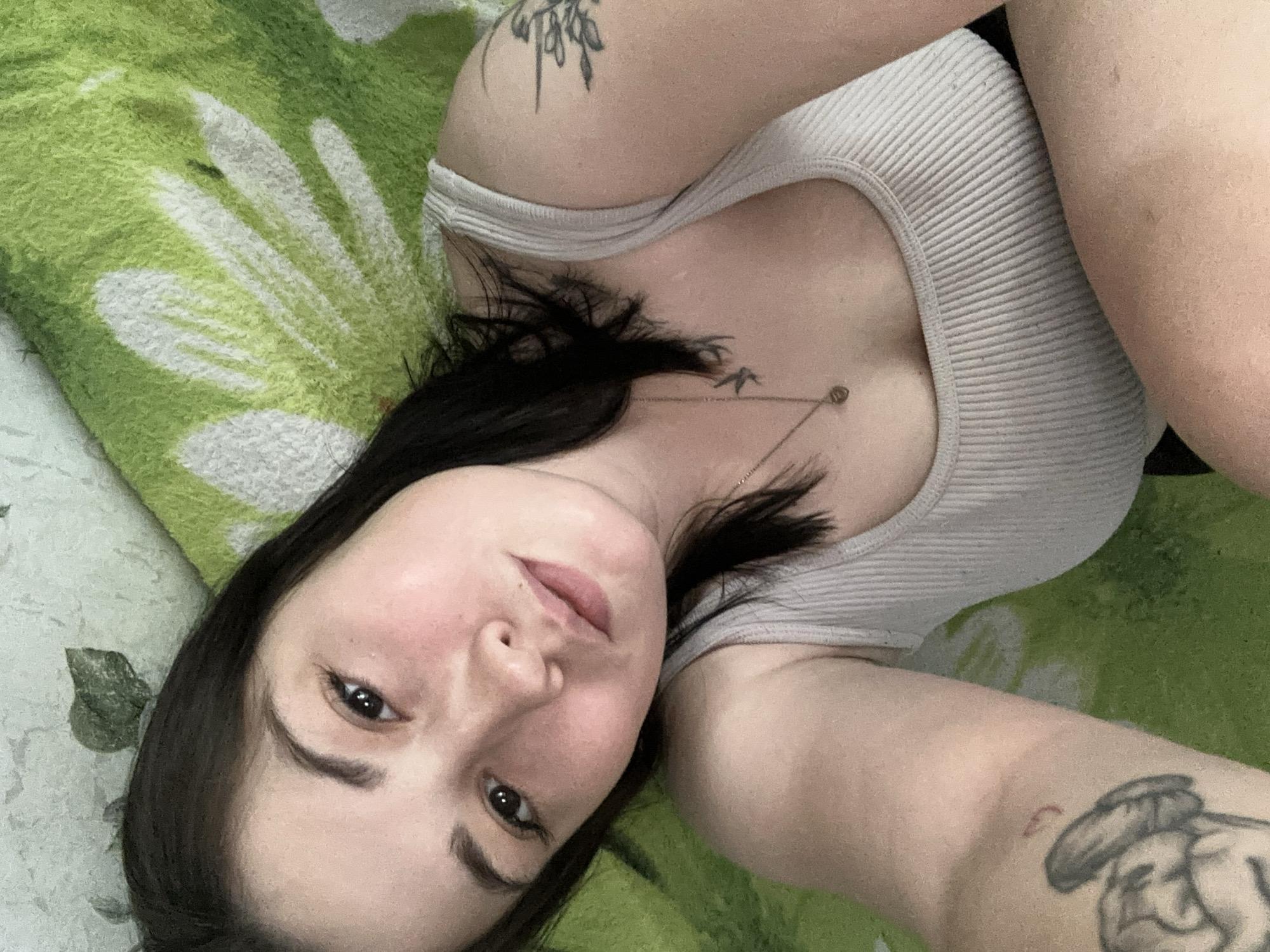 Midday selfies on a summer afternoon in Chaikovsky