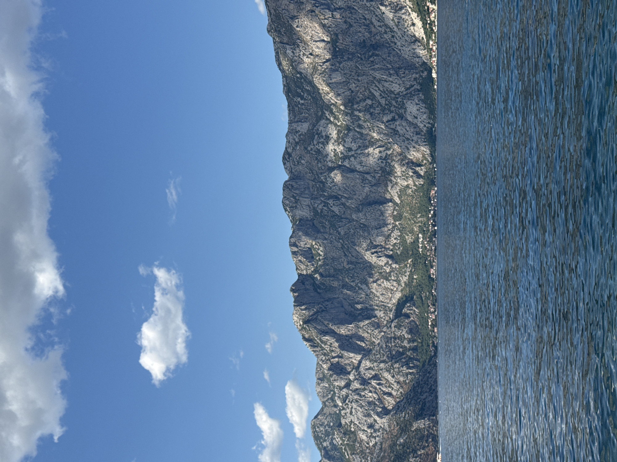 Lazy afternoon on the Bay of Kotor at Prčanj