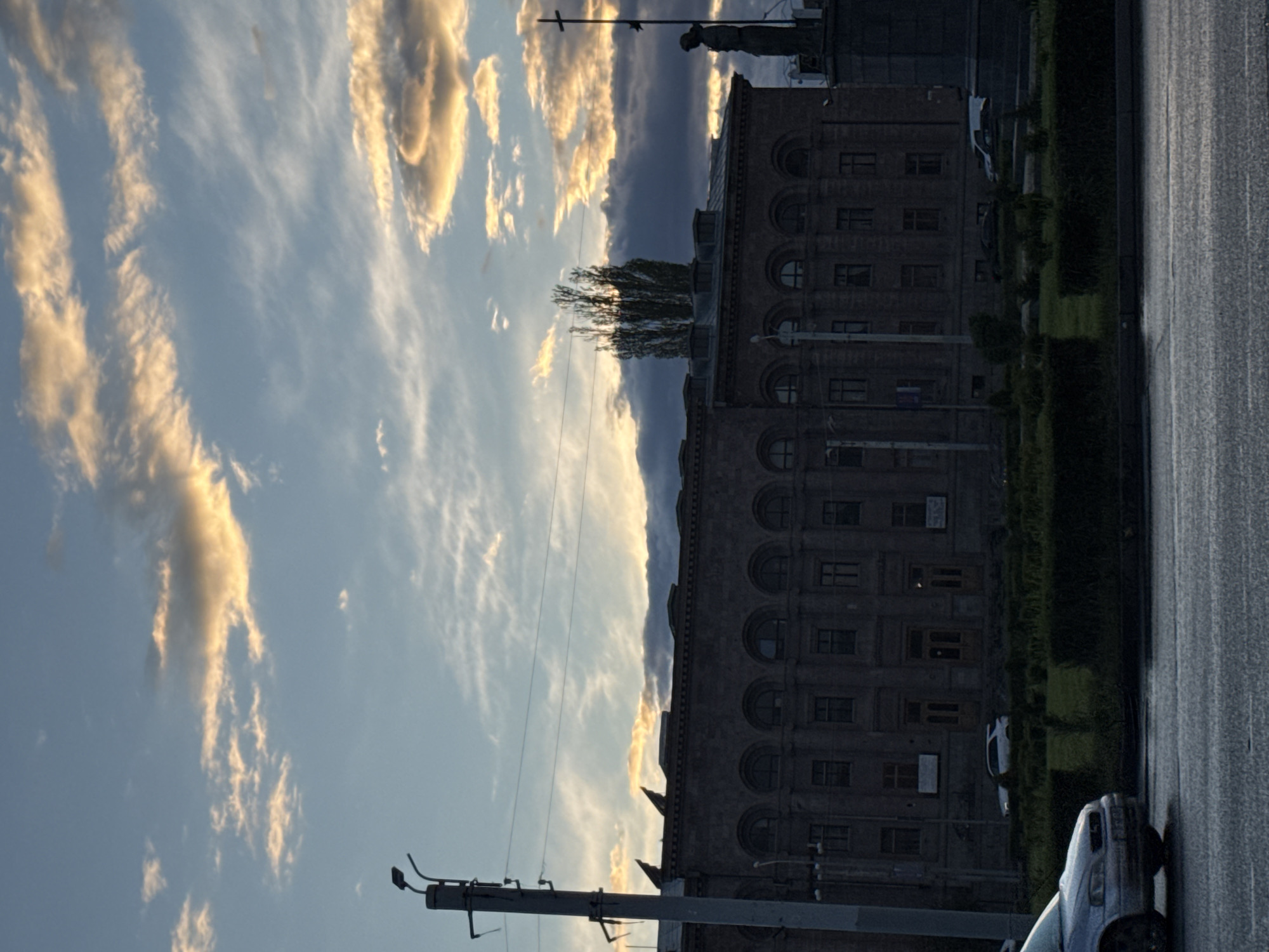 Cloudy afternoon weather observed in Gyumri, Armenia