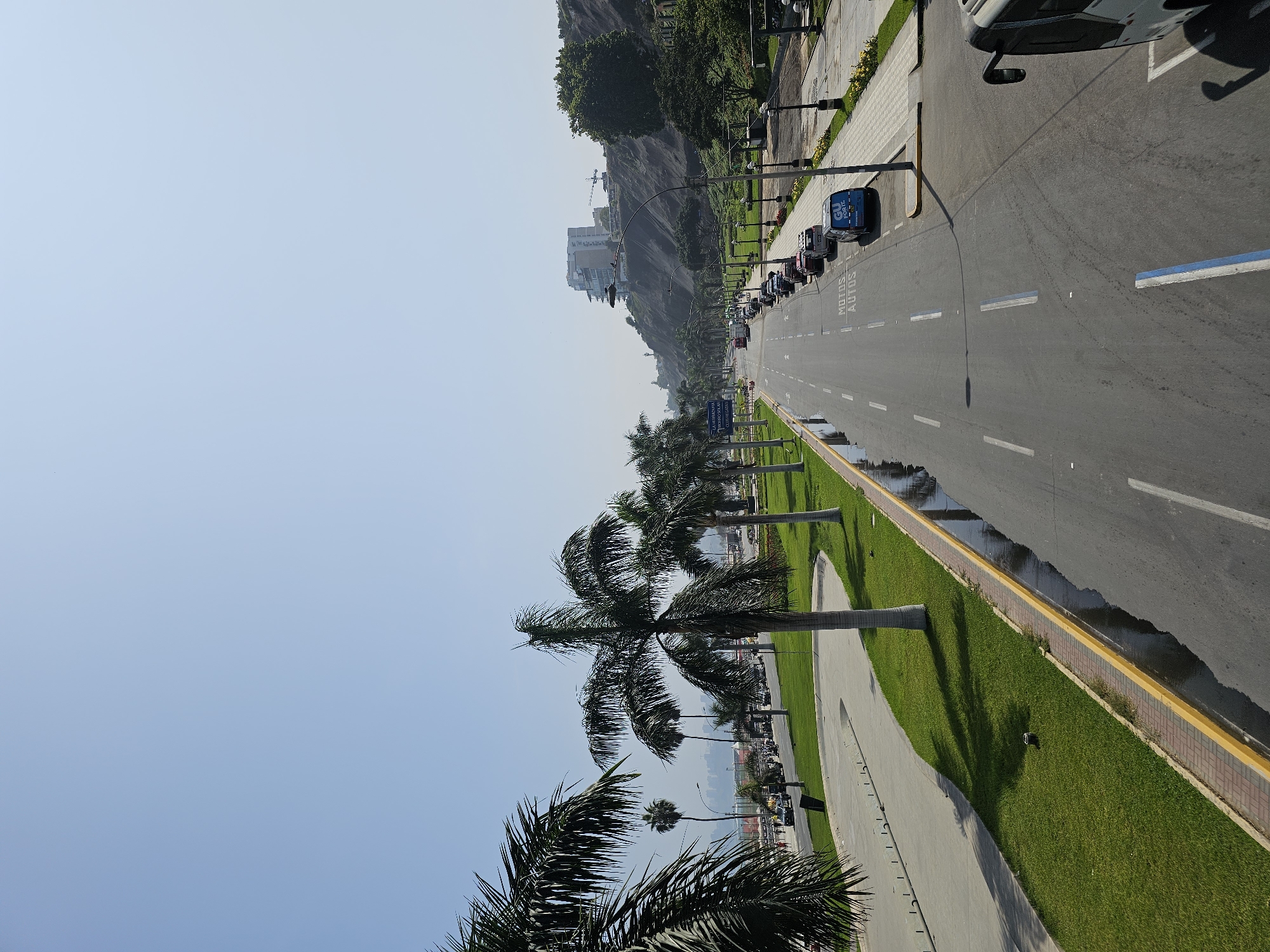 Chorrillos district scenes captured across roadways, underpass, coastal areas