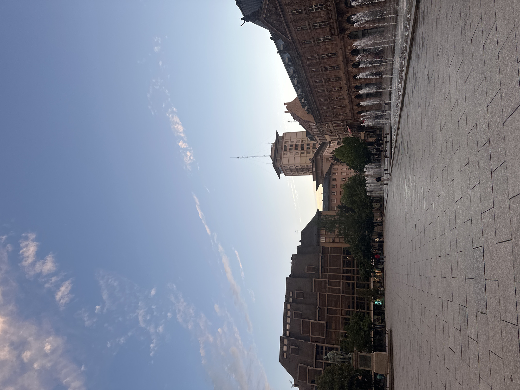 Evening view captured of Place Kléber square in Strasbourg