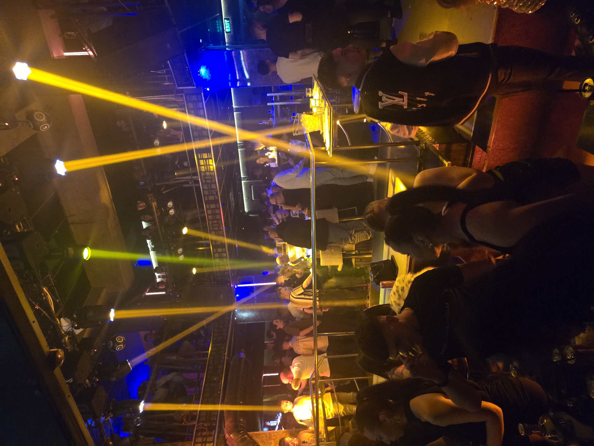 Crowded nightclub scene captured in Smolyan, Bulgaria