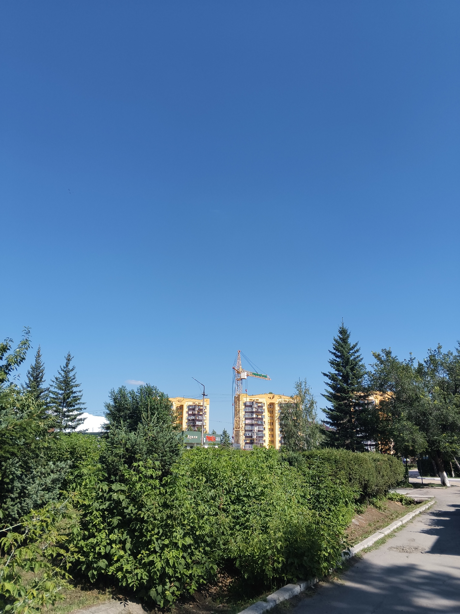 Street scenes and landmarks around Shchuchinsk, Kazakhstan