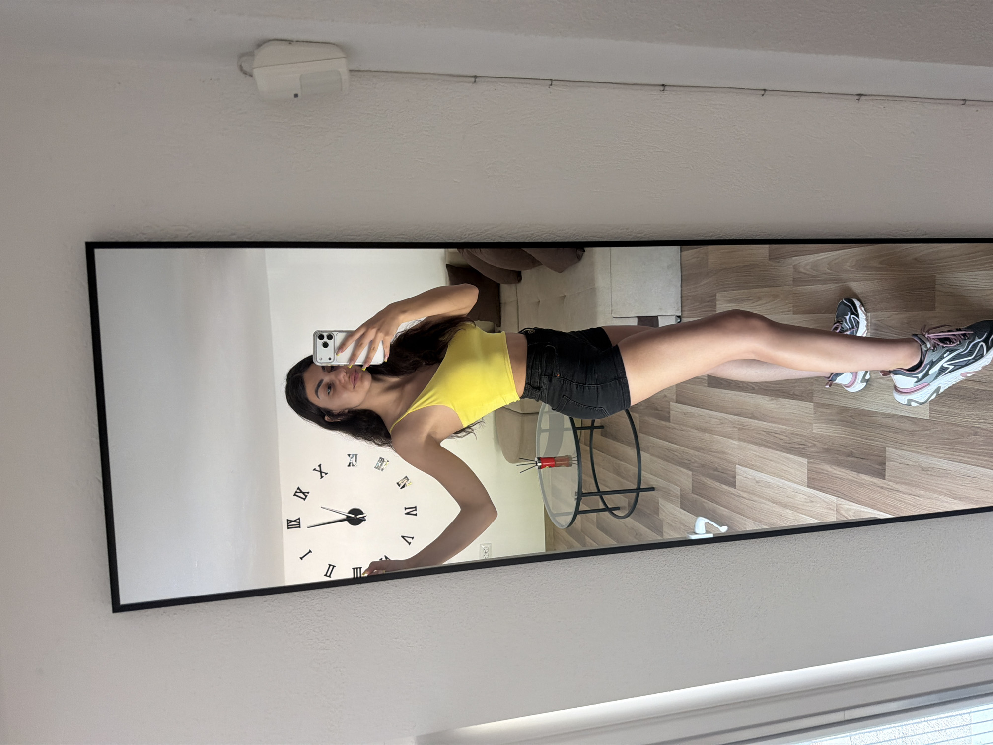 Mirror selfie in a Gabrovo home interior