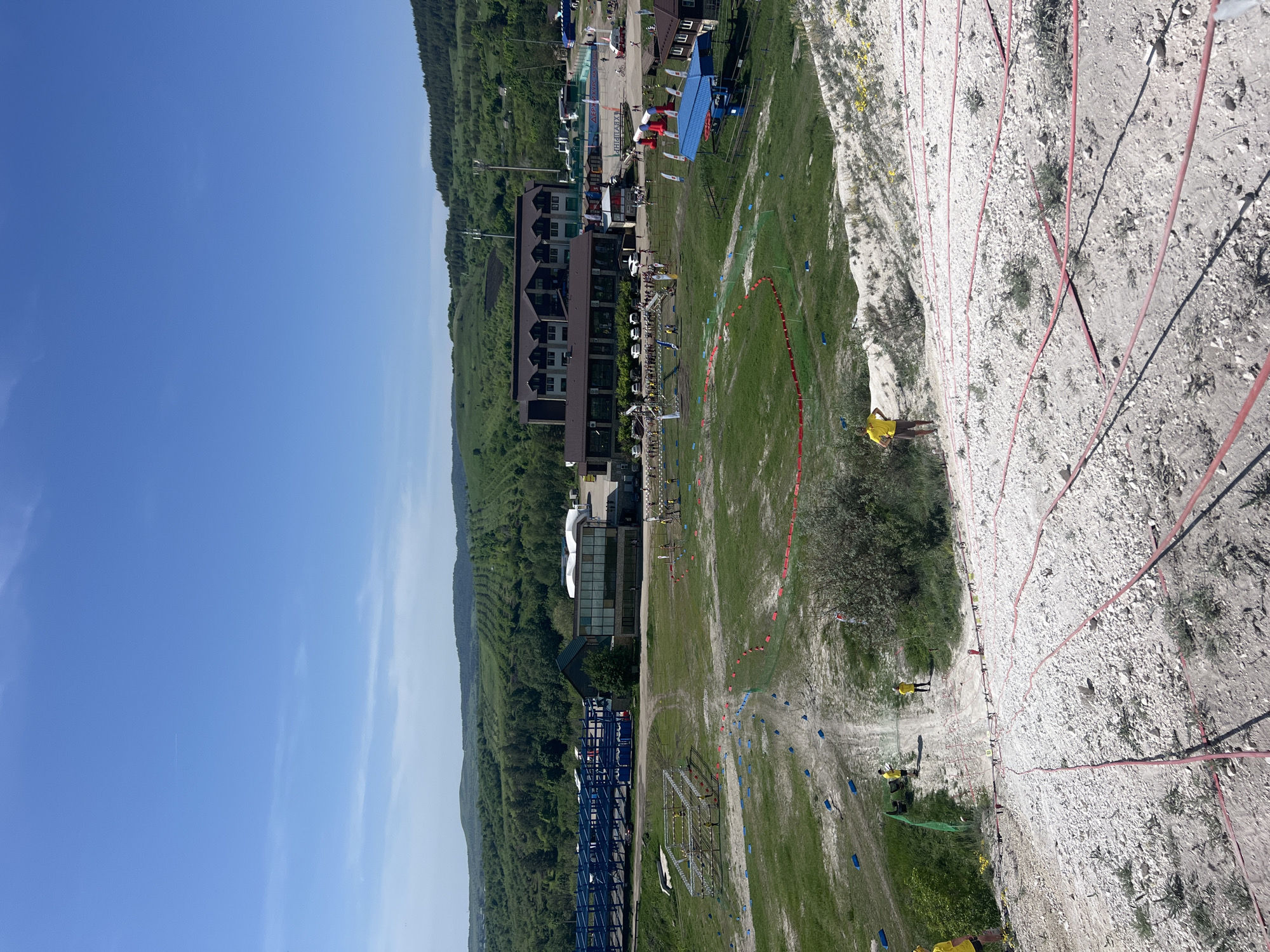 Outdoor obstacle race event held in Khvalynsk, Russia