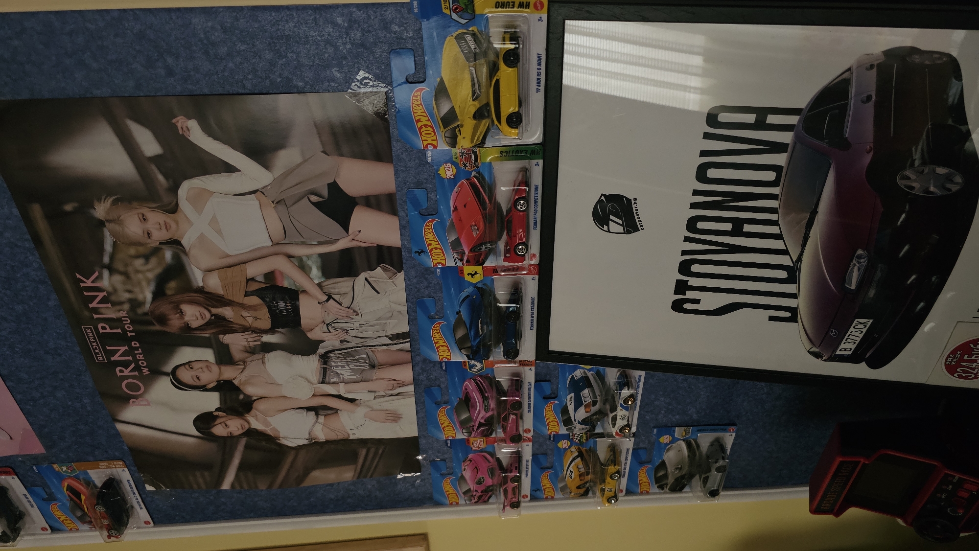 BLACKPINK tour poster spotted on decorated wall in Varna