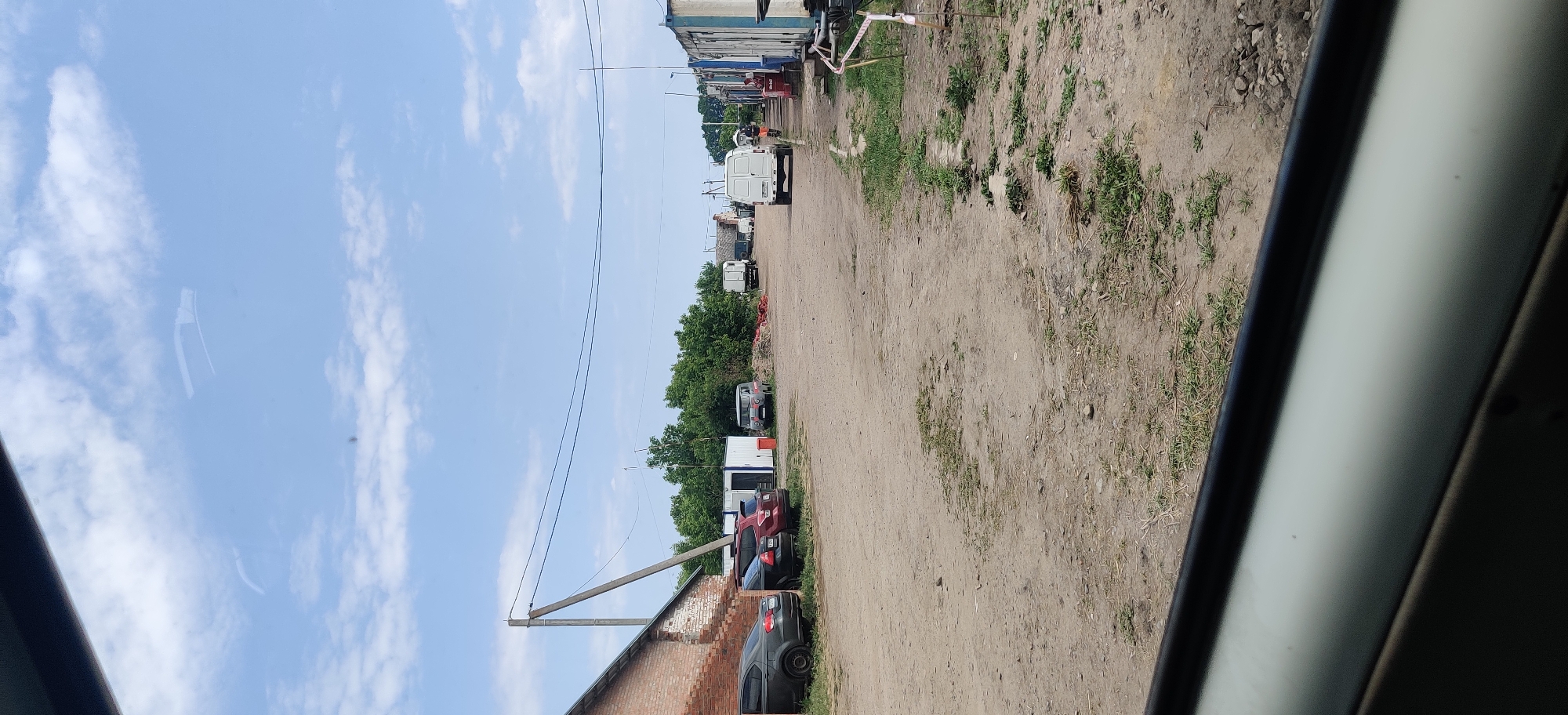 Modular buildings documented in rural Rizunenkove, Ukraine