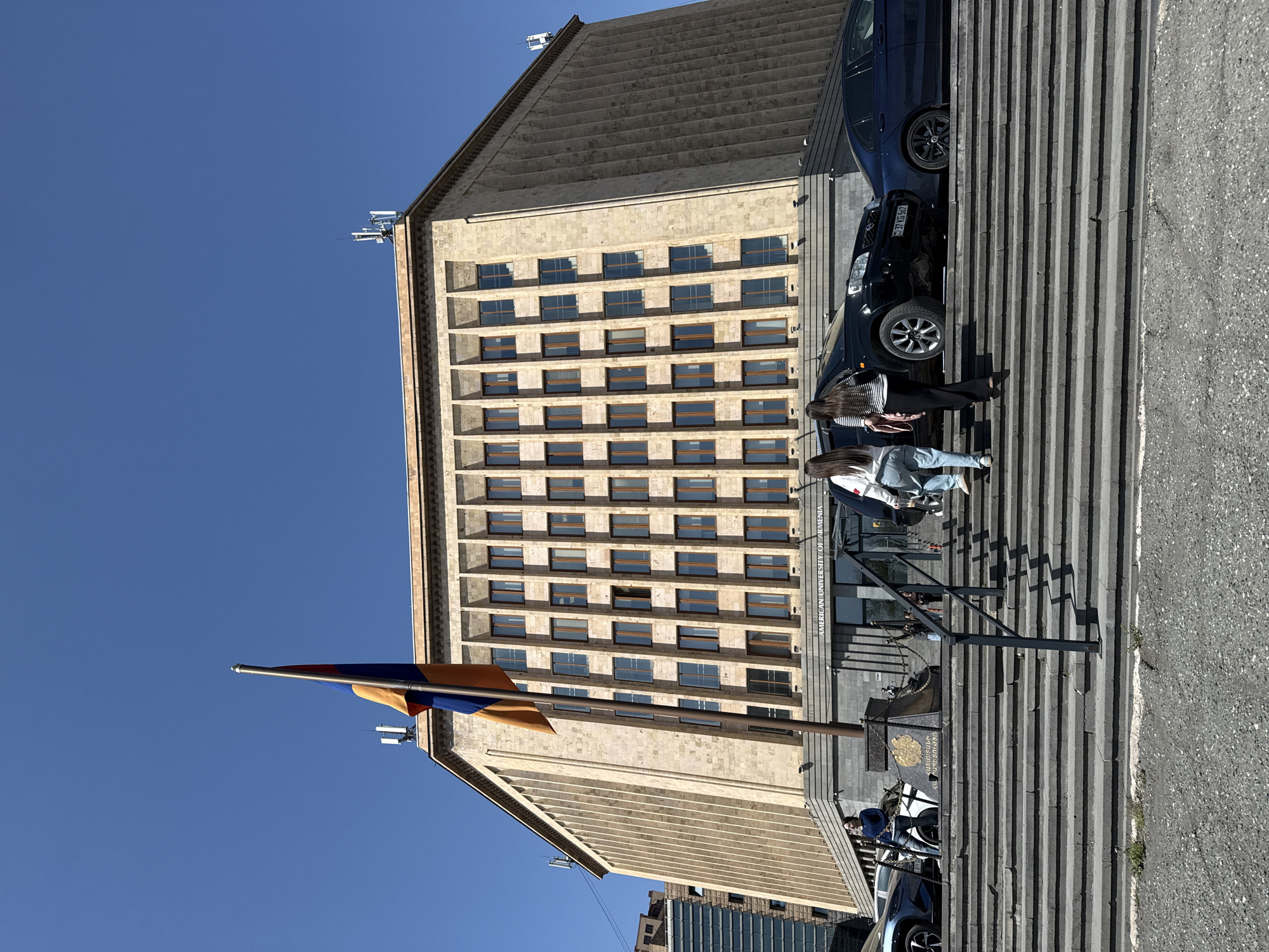 American University of Armenia building photographed in Yerevan