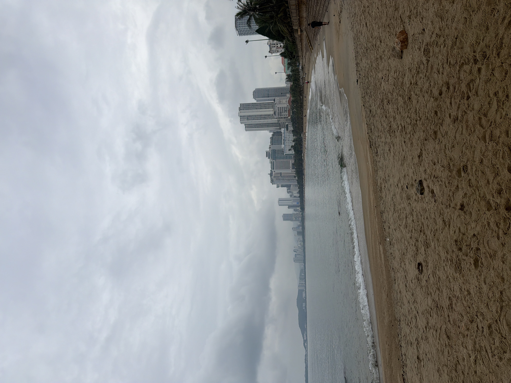 Overcast morning captured in Vietnam's Nha Trang coastal city