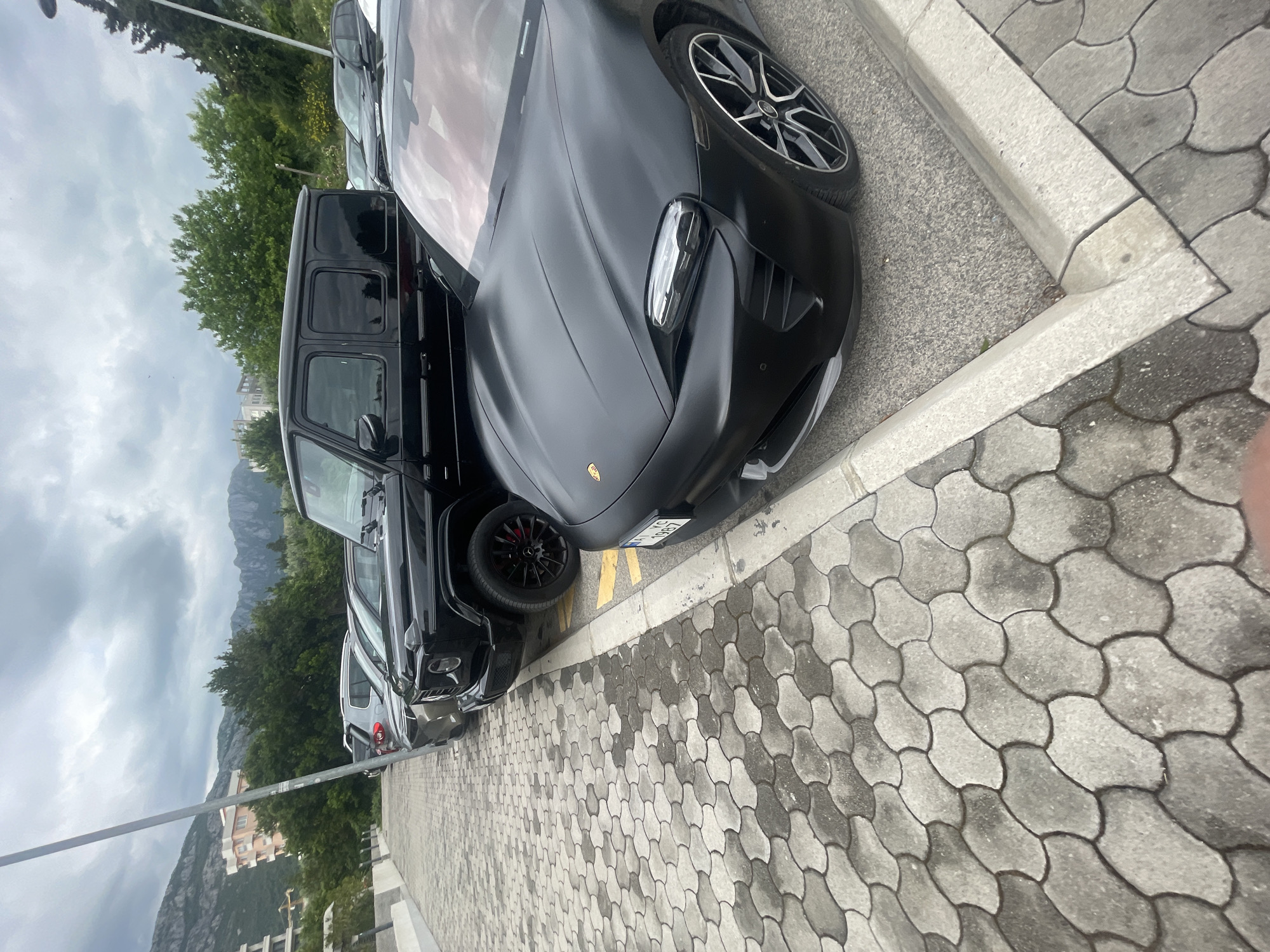 Luxury cars spotted in Bar Montenegro afternoon gathering