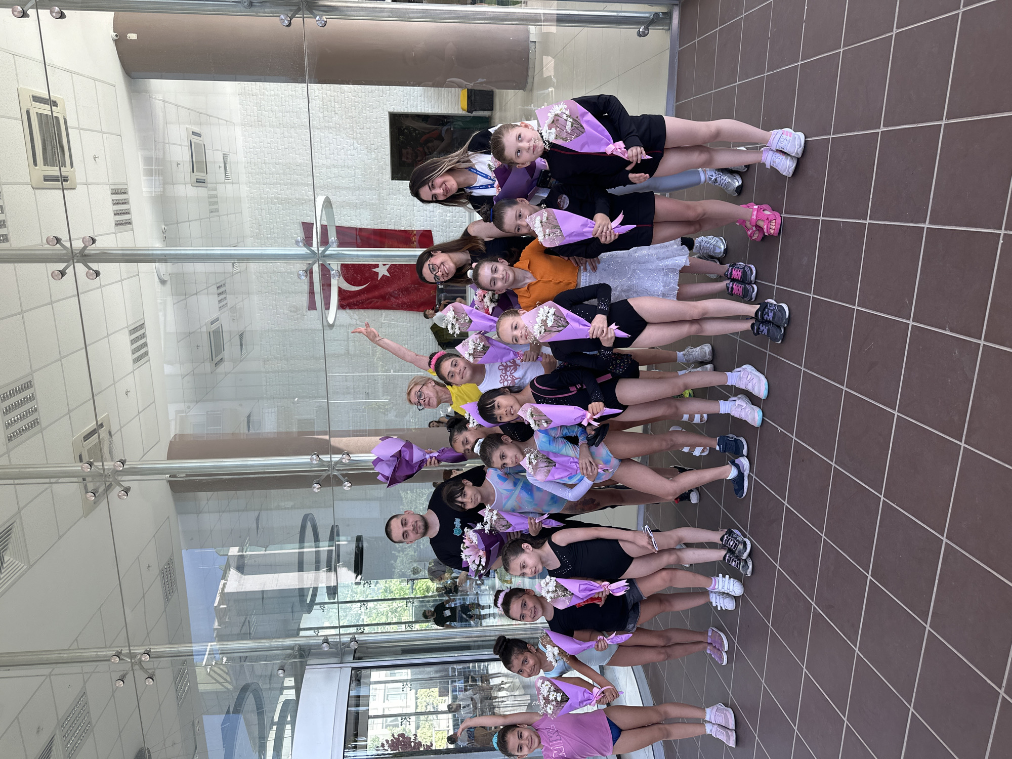 Youth gymnastics competition held at Sancaktepe sports complex
