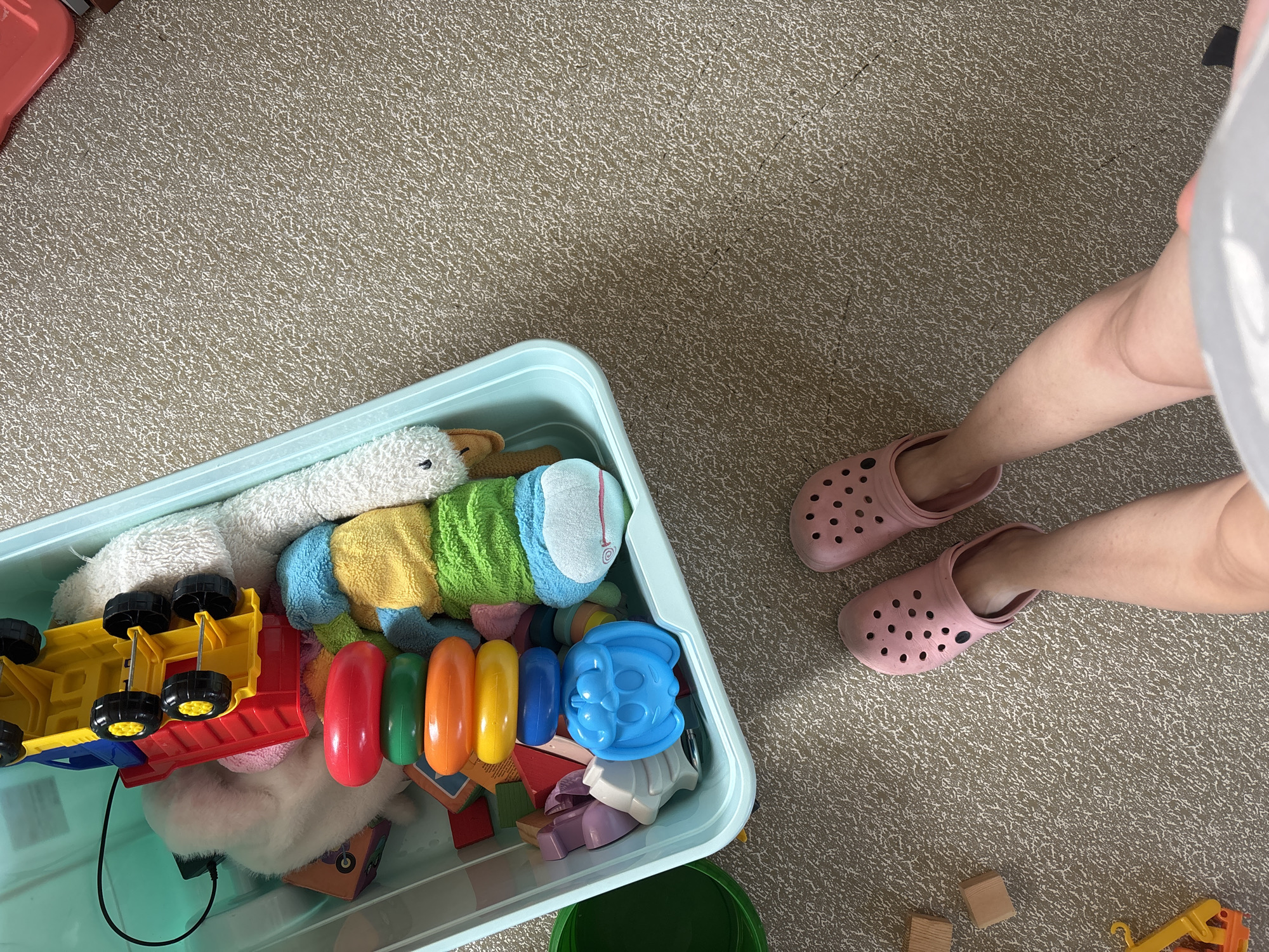 Quiet domestic morning with a baby, toys, and food in Naberezhnye Chelny