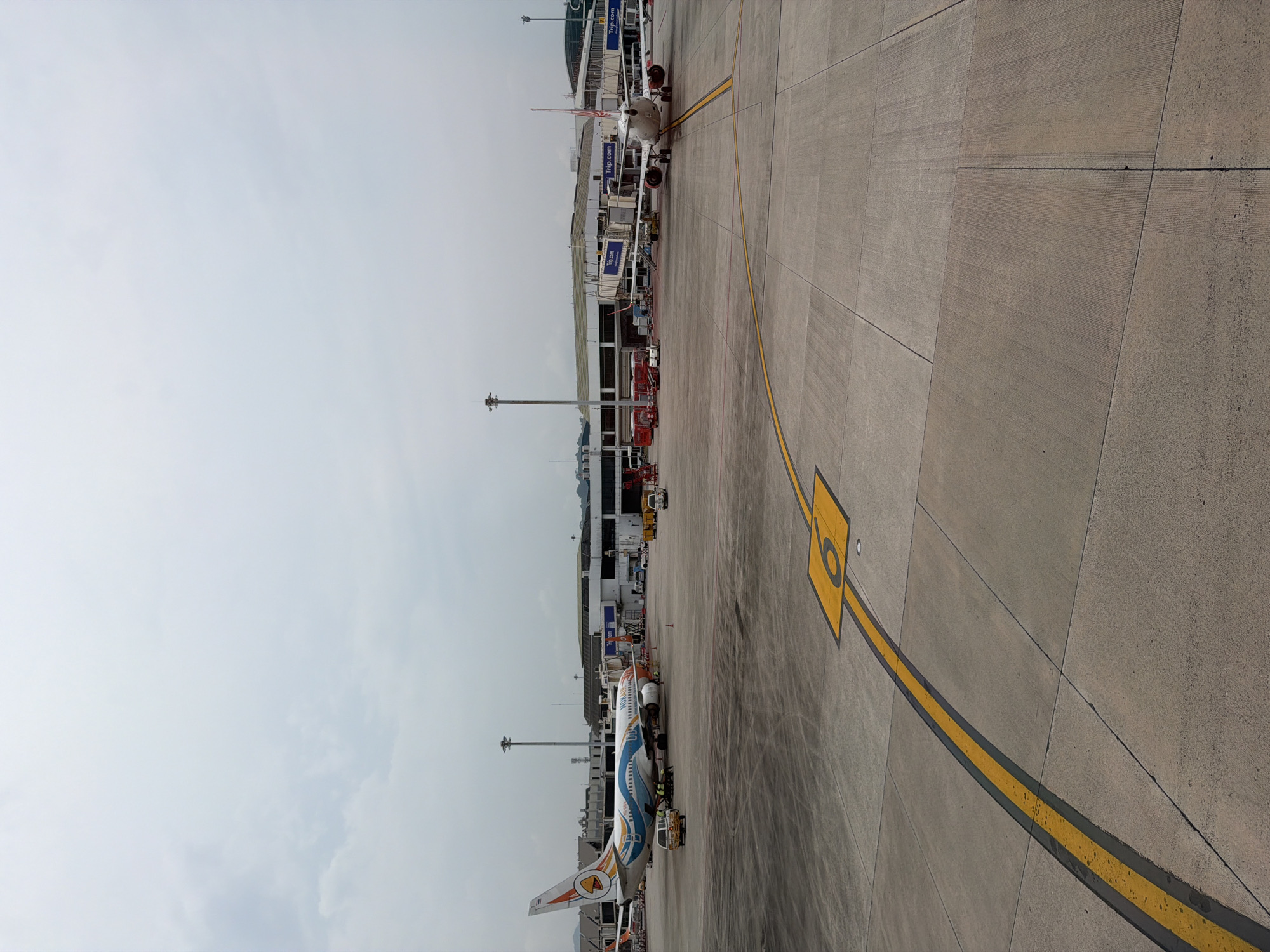 Early morning aircraft activity observed at Phuket International Airport
