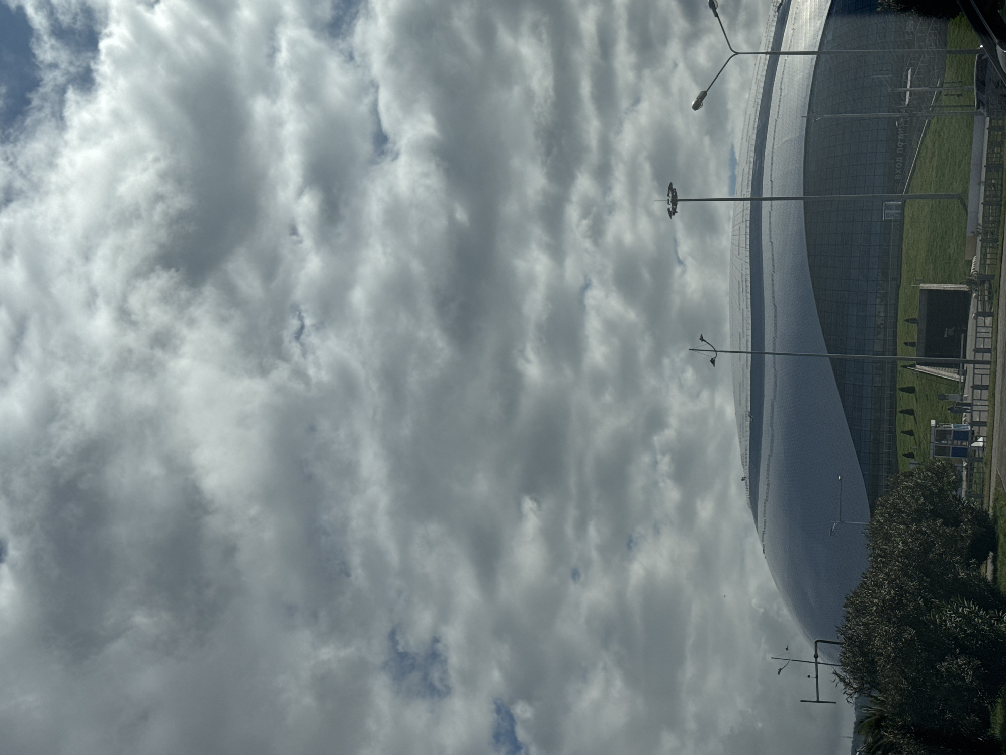 Morning documentation of Sirius, Russia architecture under cloudy skies