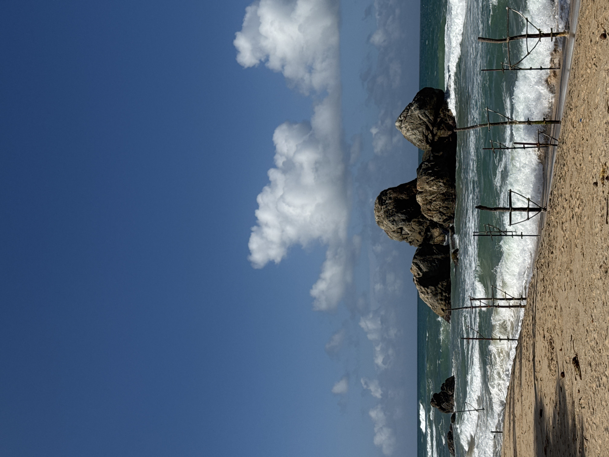 Quiet fishing beaches along Sri Lanka's southern coast