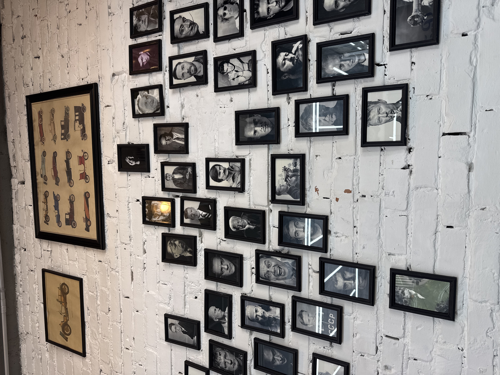 Vintage barber shop haircut scene documented in Novosibirsk