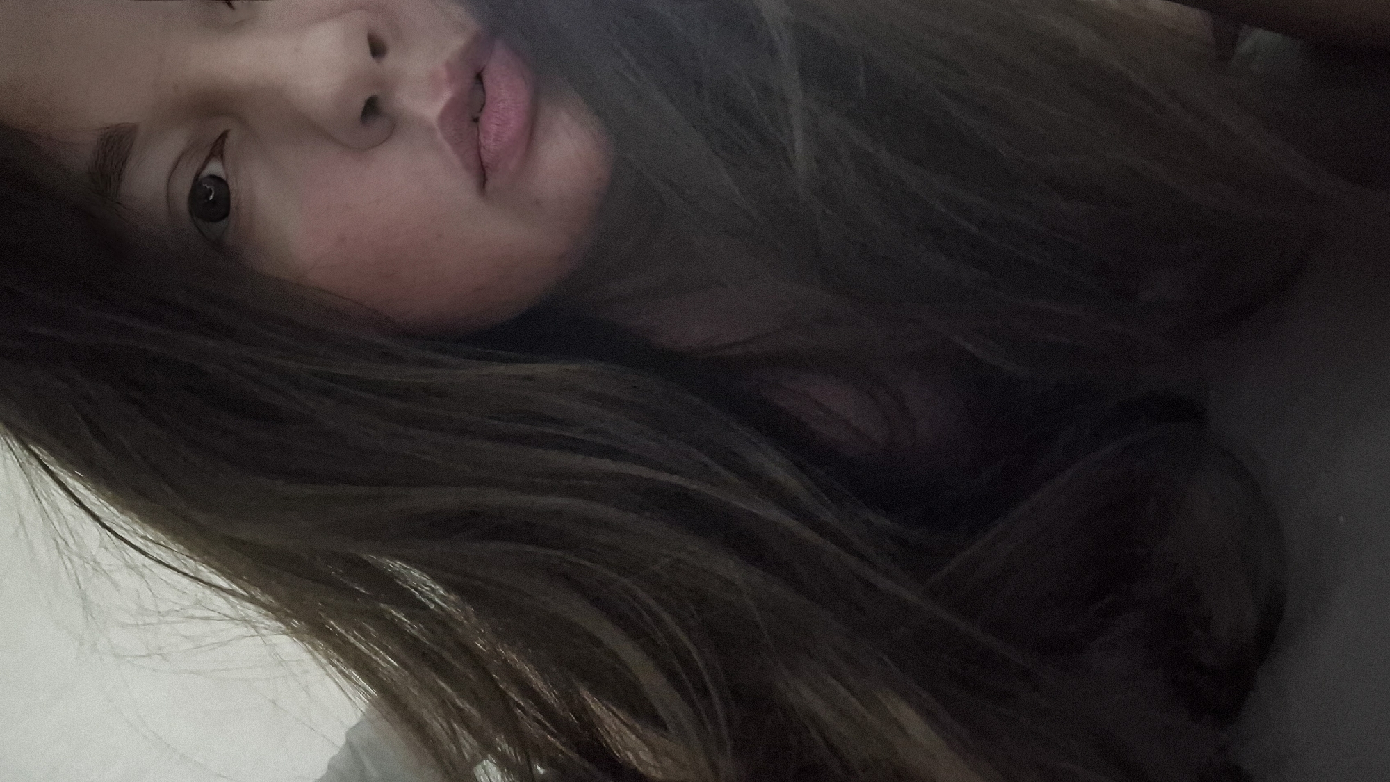 Close-up selfie captured in early morning Kemerovo
