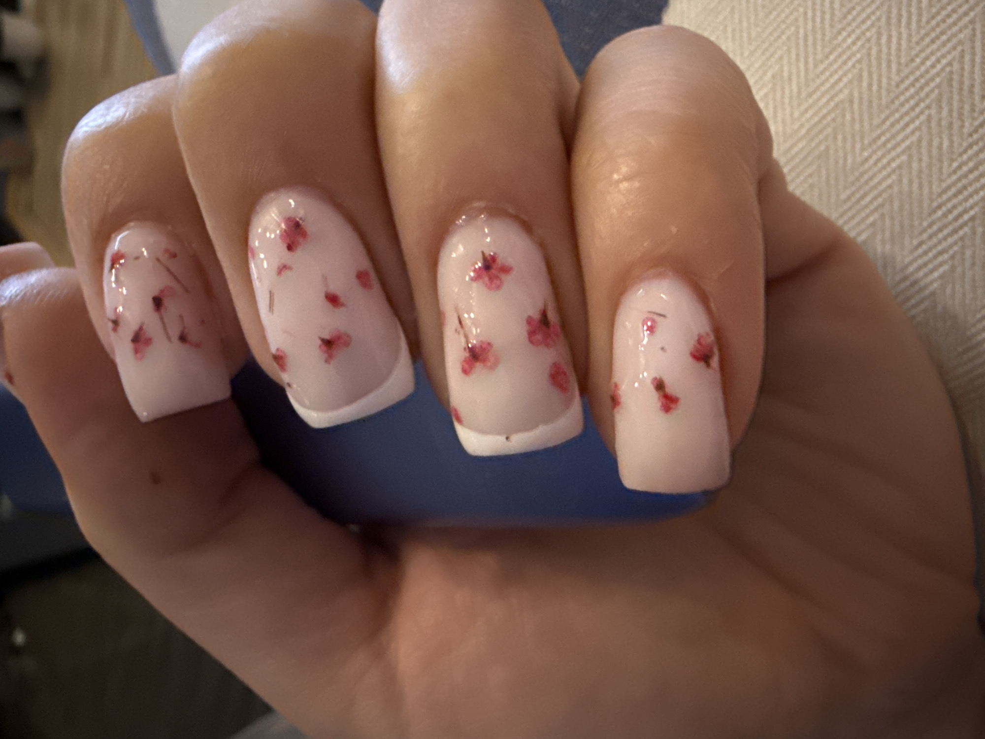 Manicured nails photographed in Varna, Bulgaria
