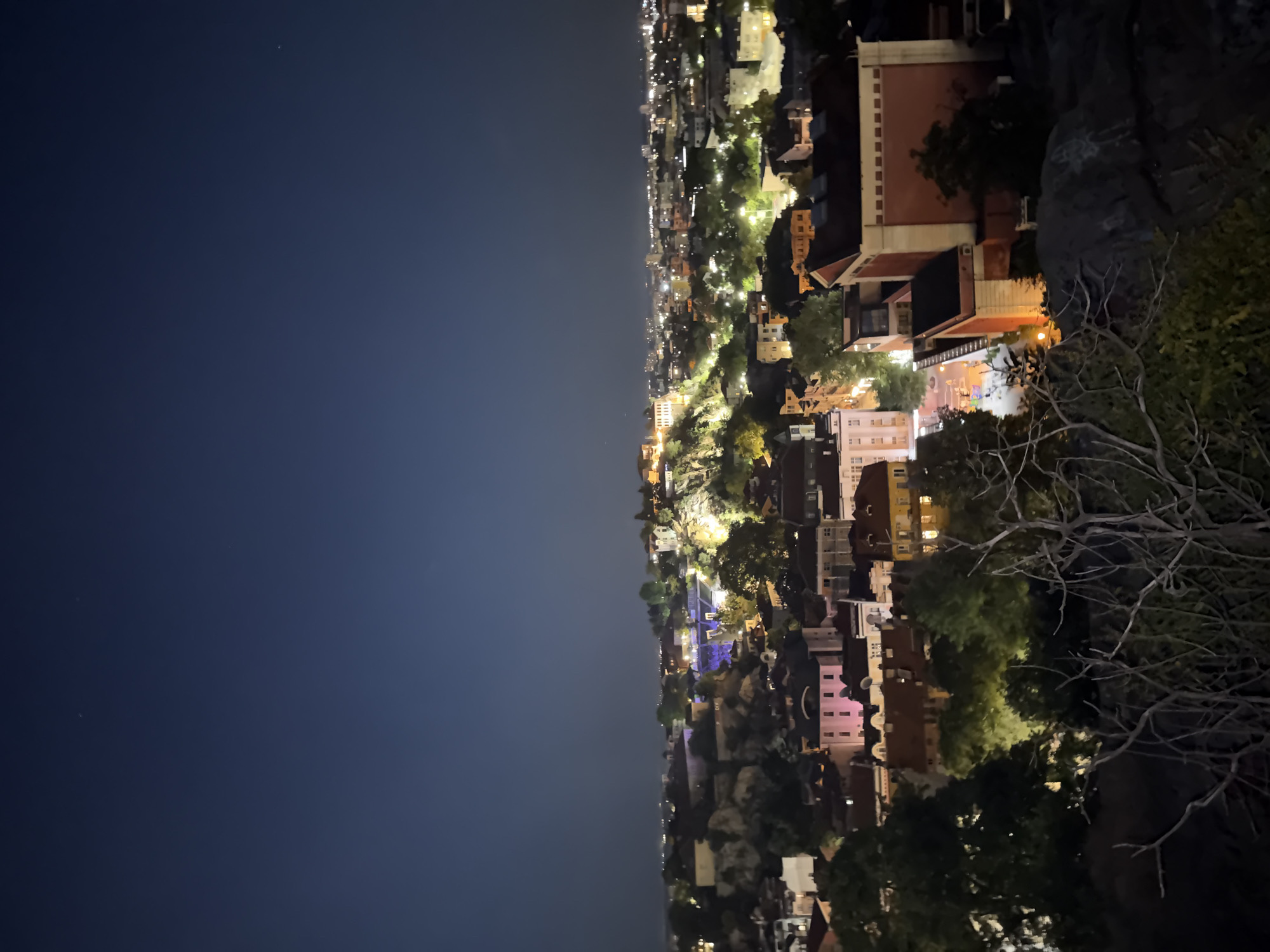 Plovdiv's Old Town and hilltop views by night