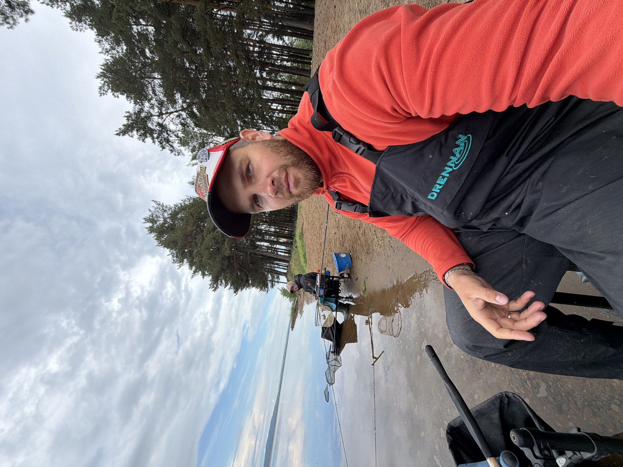 Early morning fishing session documented at Kama Reservoir, Chaikovsky