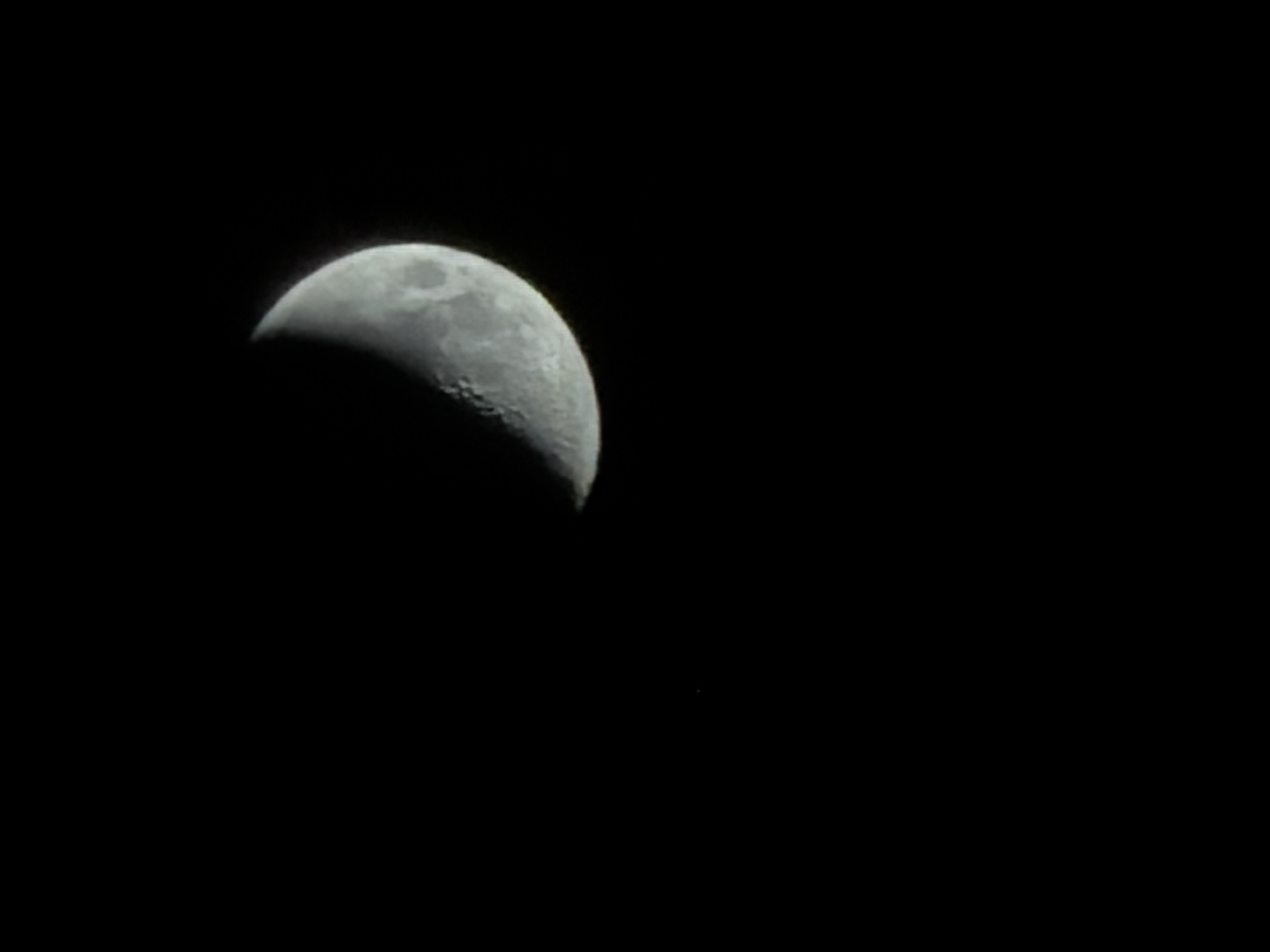 Izhevsk resident documents crescent moon viewing with cat companion