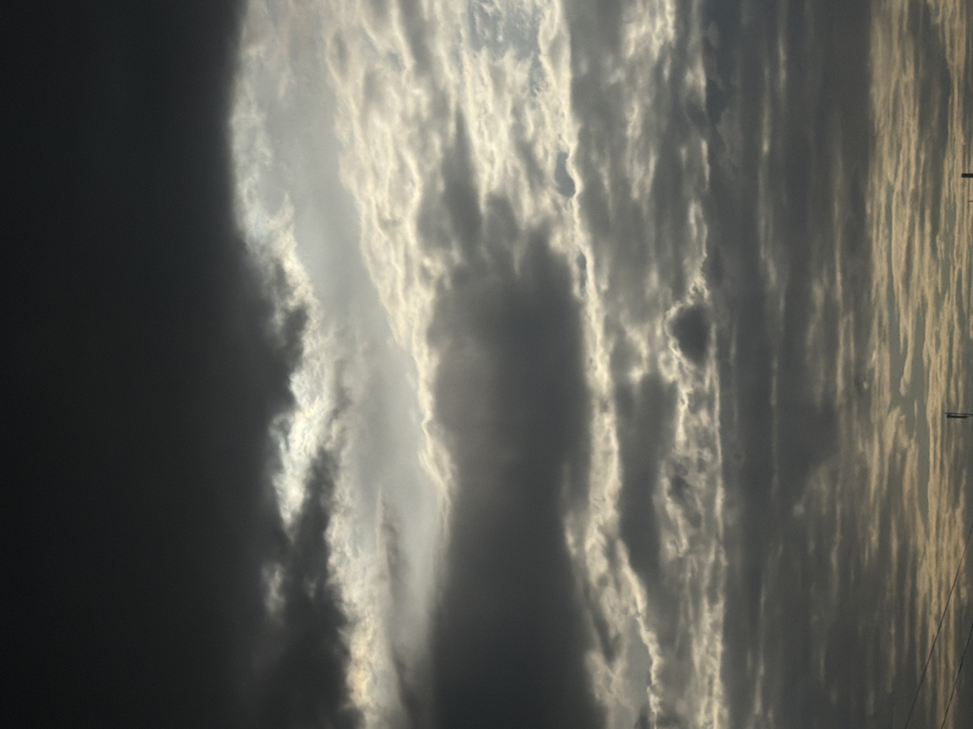 Dramatic storm clouds observed over Perm, Russia