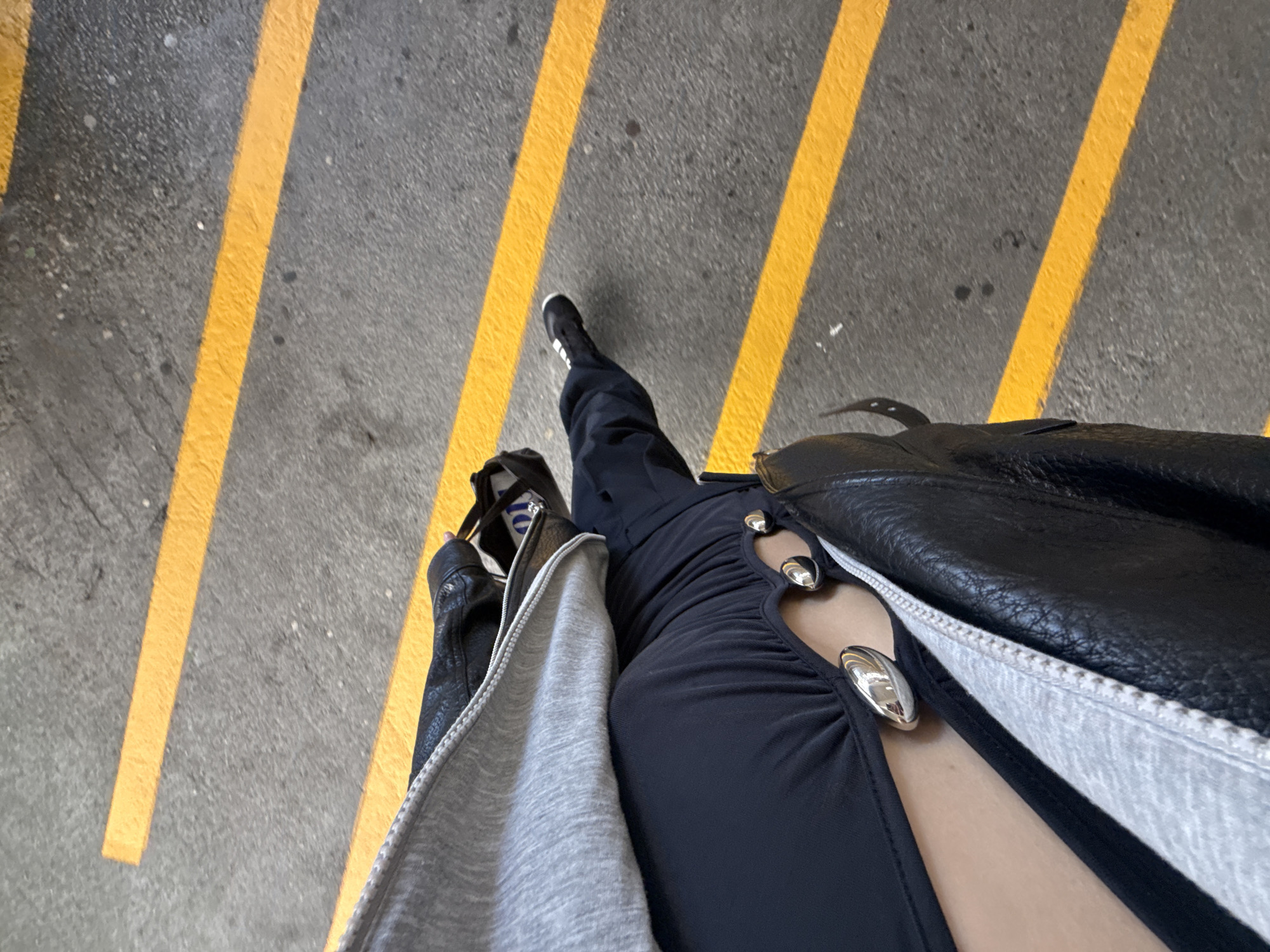 Traveler photographs art and fashion at Vancouver International Airport